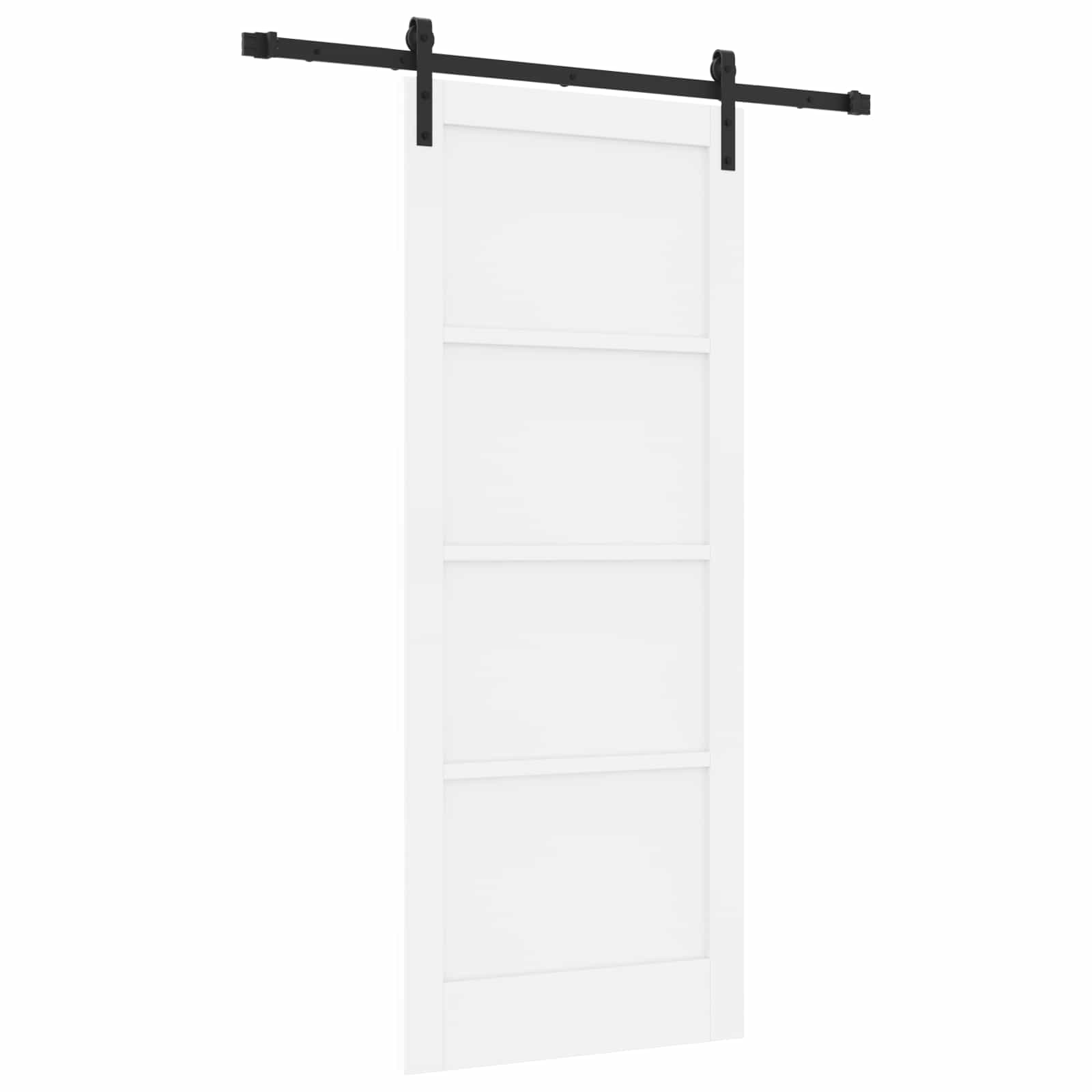 Slankios durys Balta 83 x 202 cm Pušies medienos masyvas
