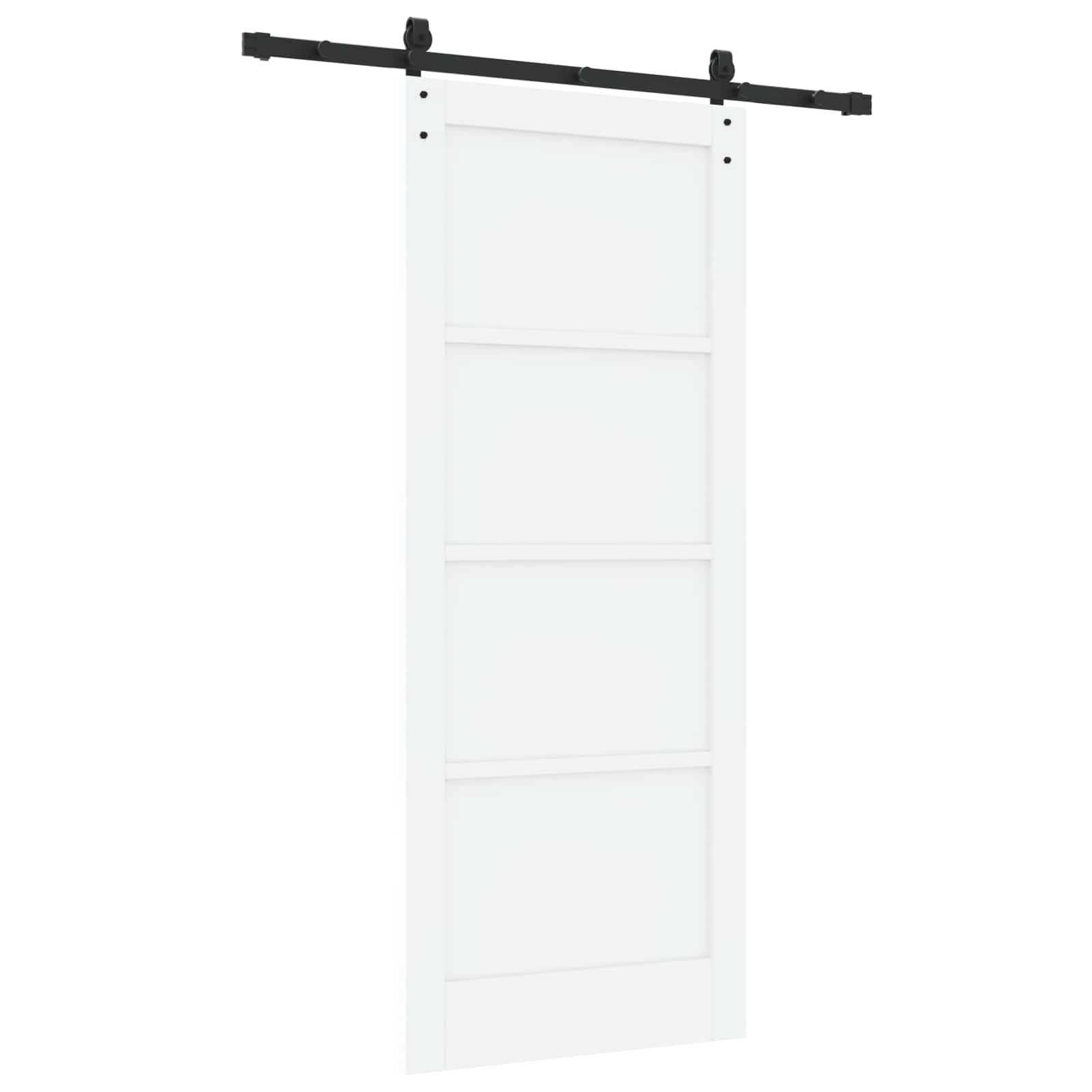 Slankios durys Balta 83 x 202 cm Pušies medienos masyvas