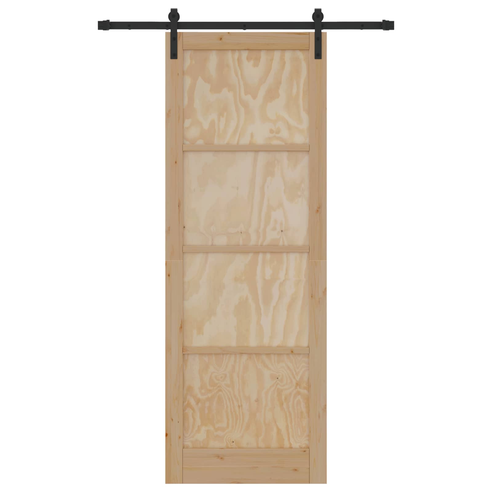 Slankios durys Natūrali 83 x 232 cm Pušies medienos masyvas