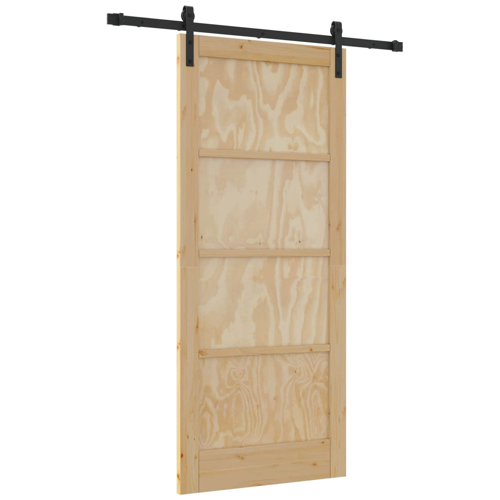 Slankios durys Natūrali 86 x 198,5 cm Pušies medienos masyvas