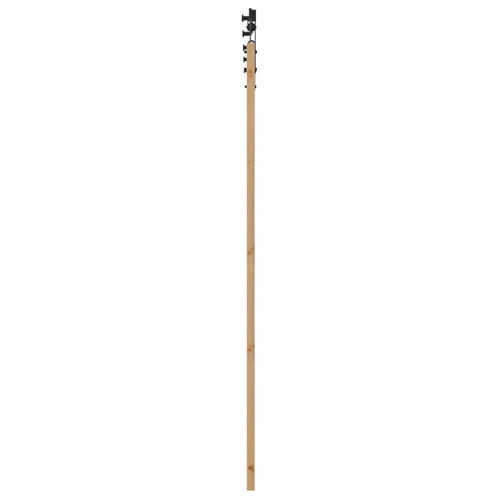 Bīdāmās durvis dabīgas 86 x 211 cm Masīva priedes koks