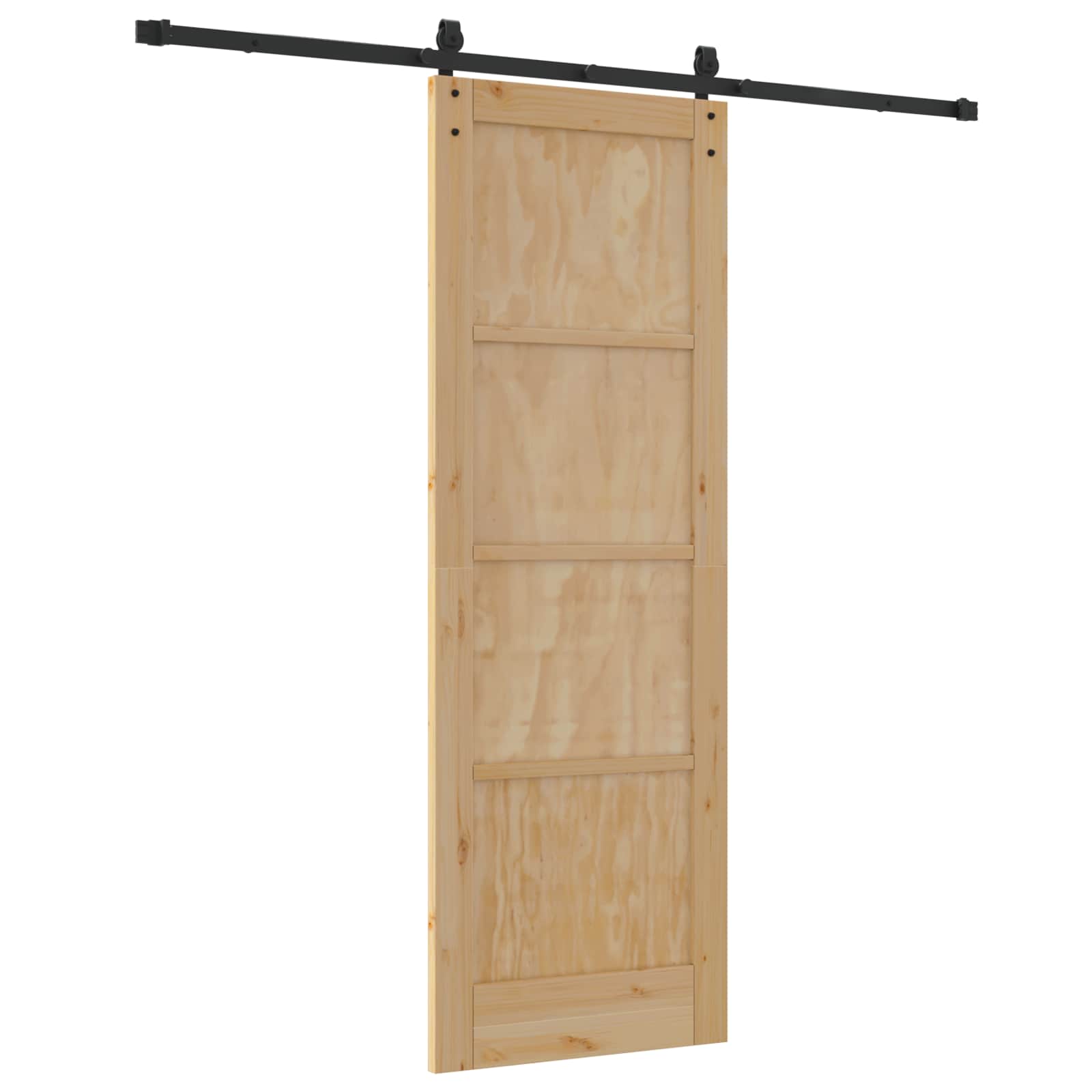 Slankios durys Natūrali 73,5 x 211 cm Pušies medienos masyvas