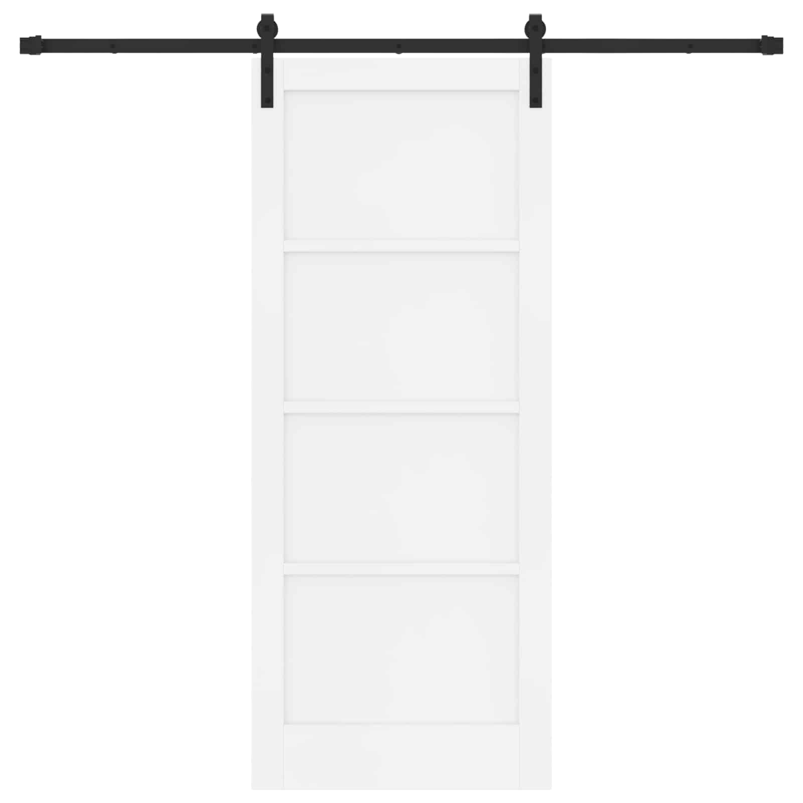 Slankios durys Balta 83 x 202 cm Pušies medienos masyvas