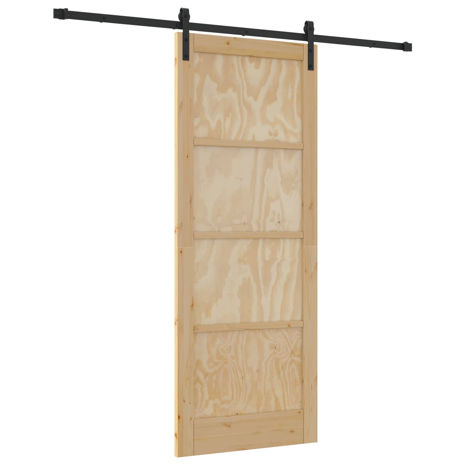 Slankios durys Natūrali 83 x 211 cm Pušies medienos masyvas