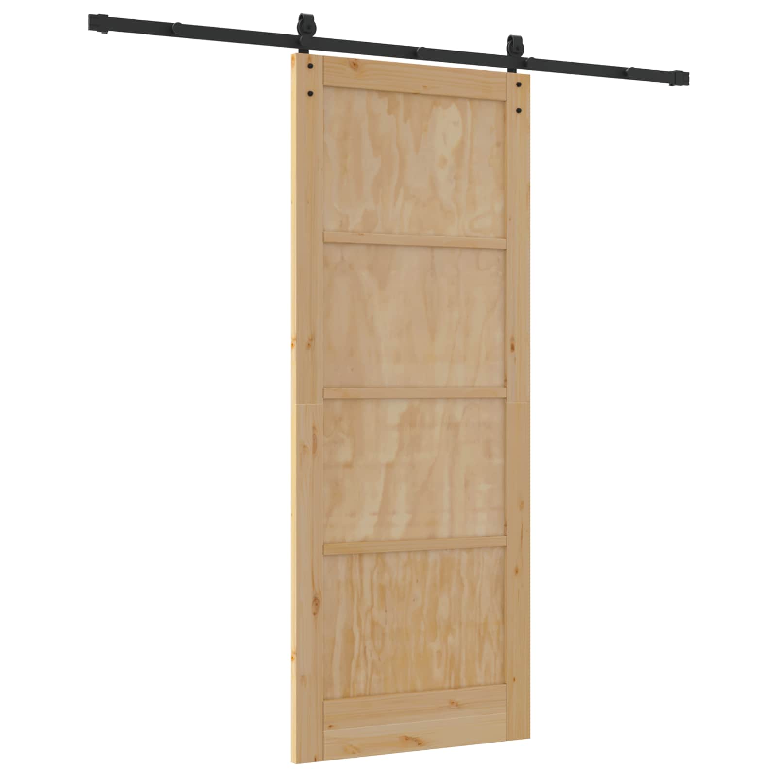 Slankios durys Natūrali 83 x 211 cm Pušies medienos masyvas