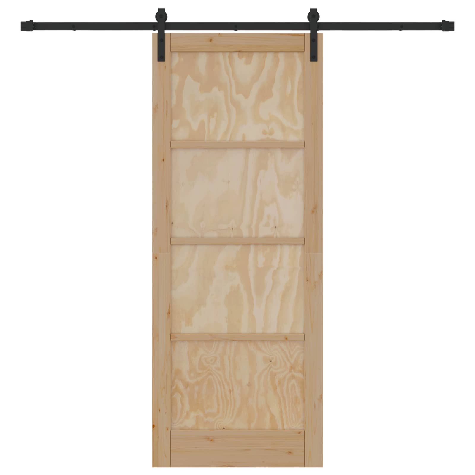 Slankios durys Natūrali 83 x 211 cm Pušies medienos masyvas