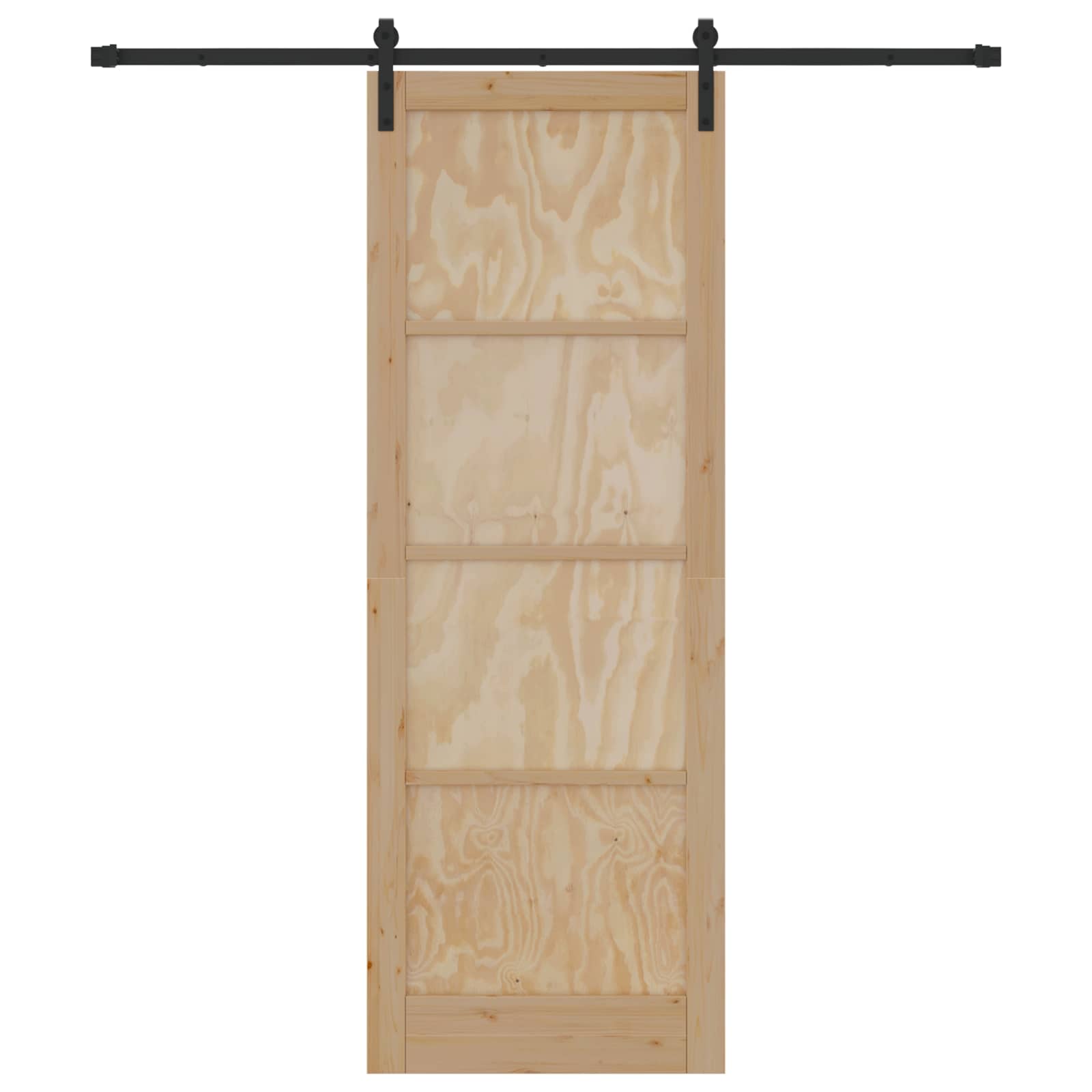 Slankios durys Natūrali 83 x 232 cm Pušies medienos masyvas
