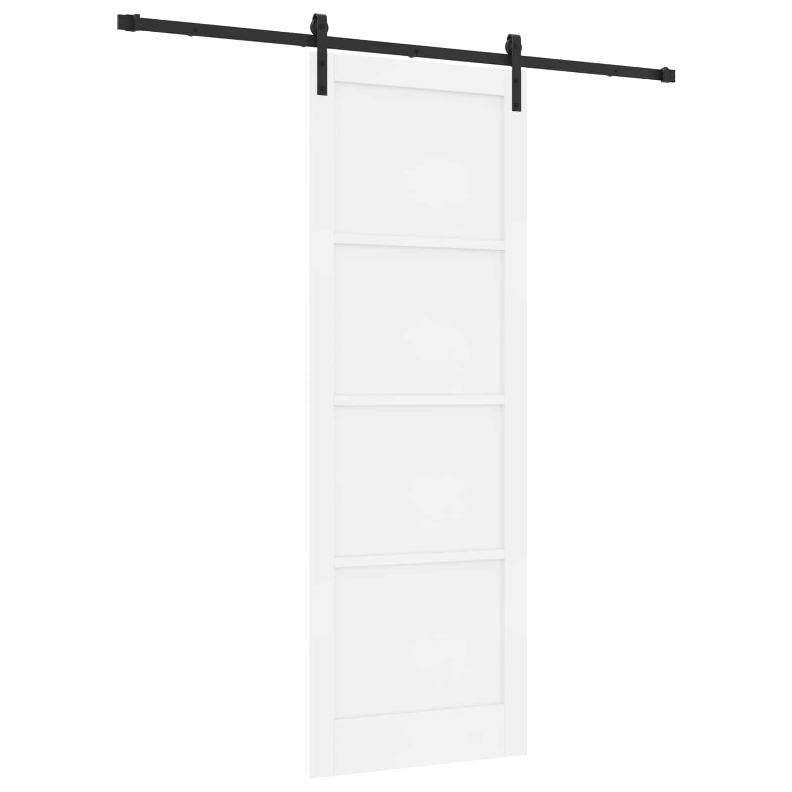 Slankios durys Balta 83 x 232 cm Pušies medienos masyvas