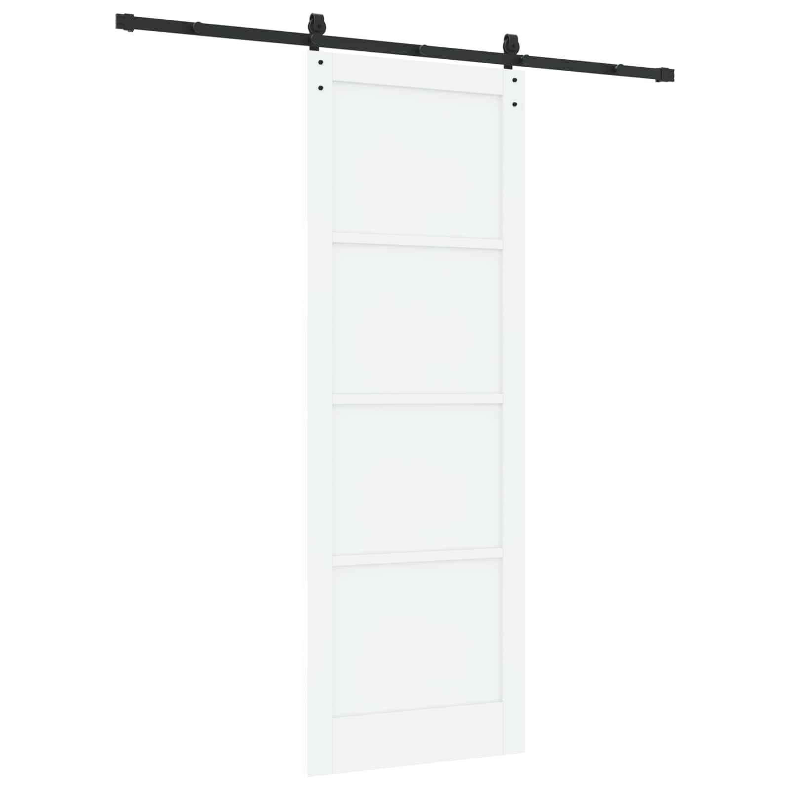 Slankios durys Balta 83 x 232 cm Pušies medienos masyvas
