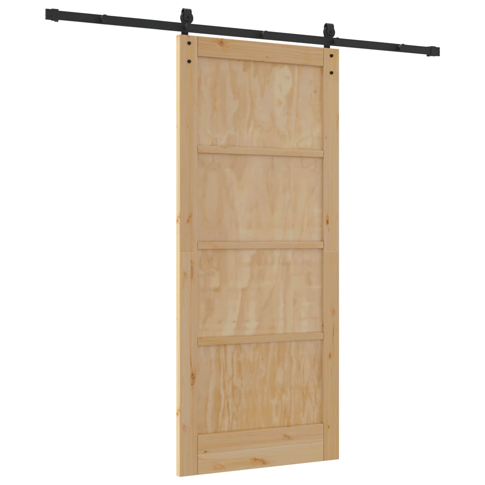 Slankios durys Natūrali 86 x 198,5 cm Pušies medienos masyvas