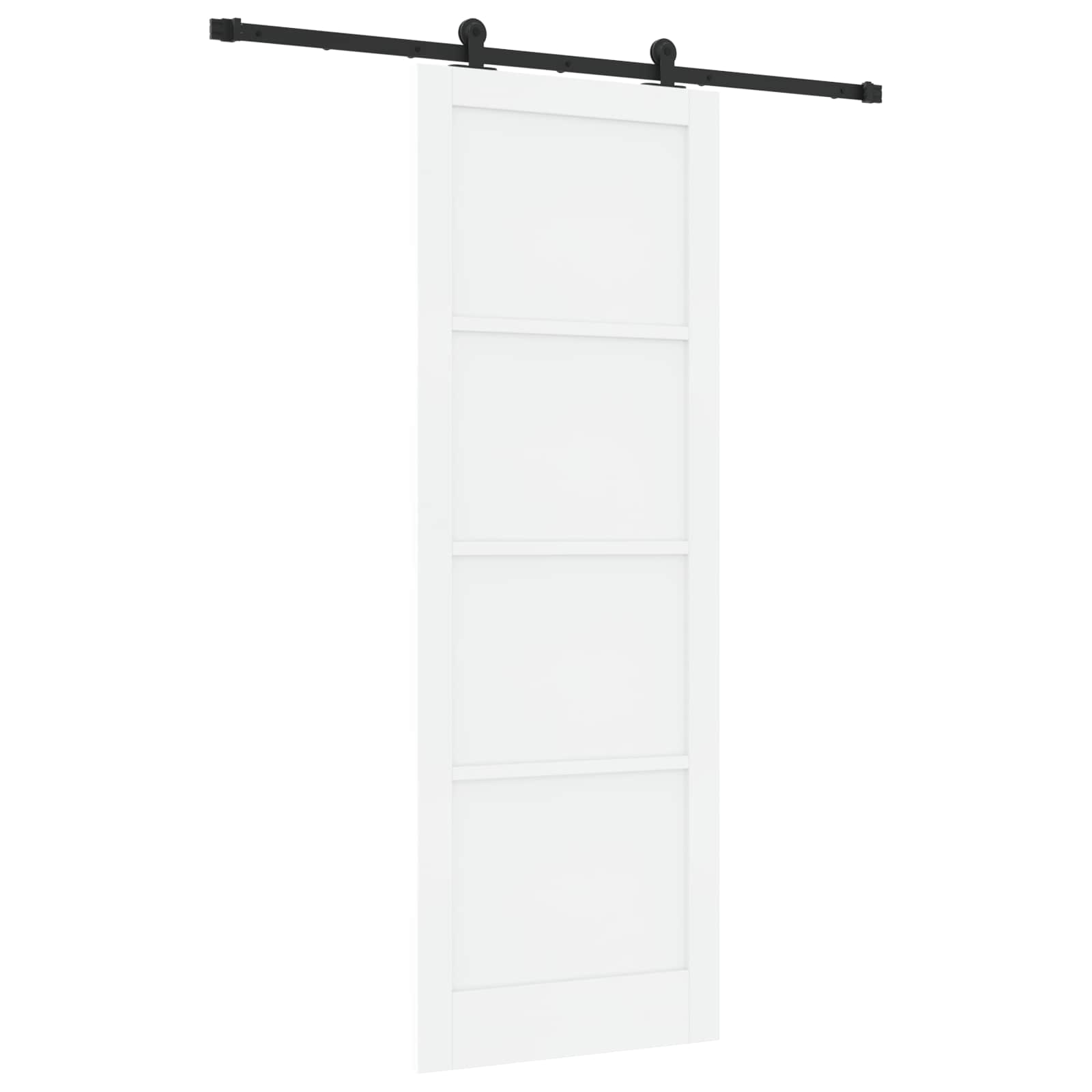 Slankios durys Balta ir juoda 83 x 232 cm