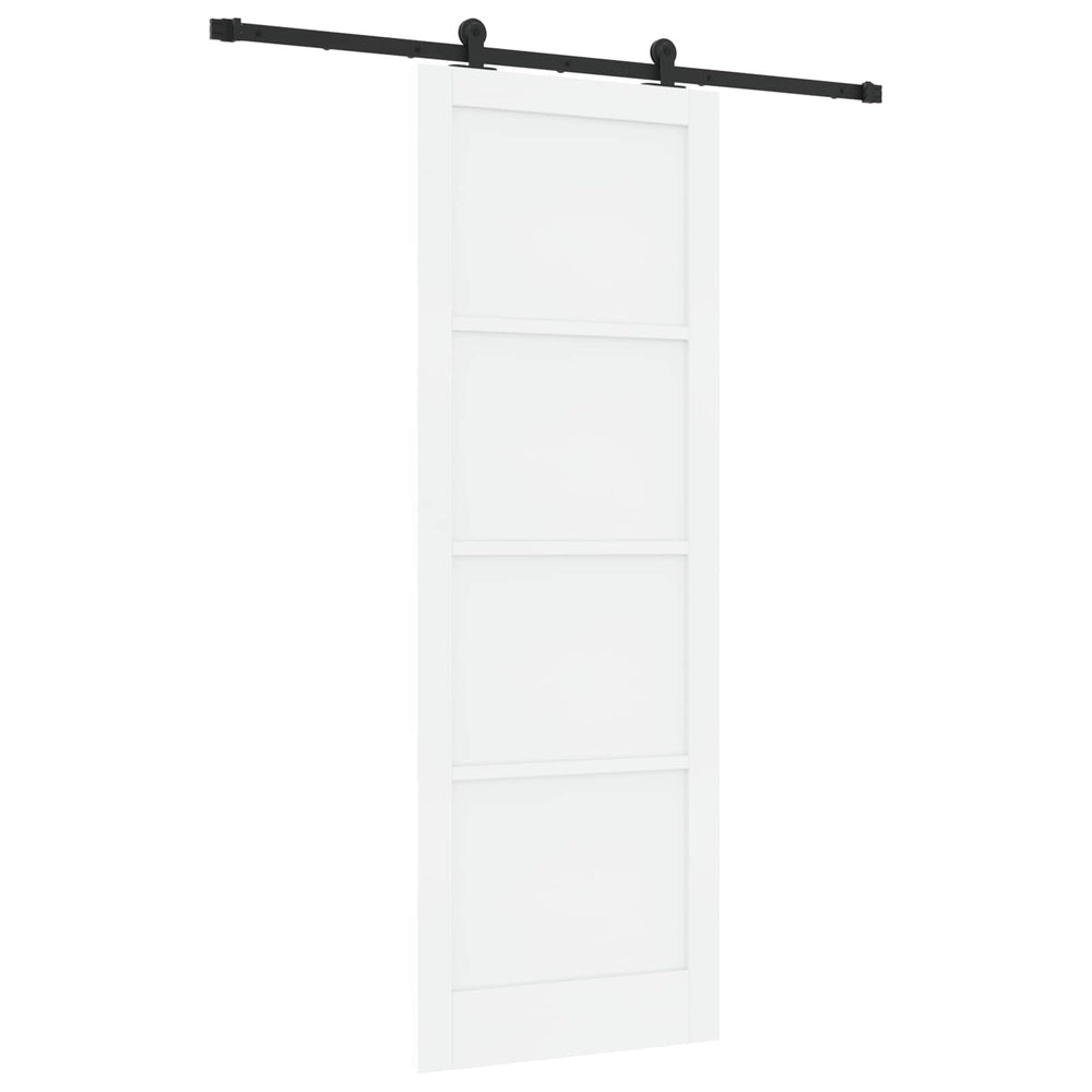 Slankios durys Balta ir juoda 83 x 232 cm
