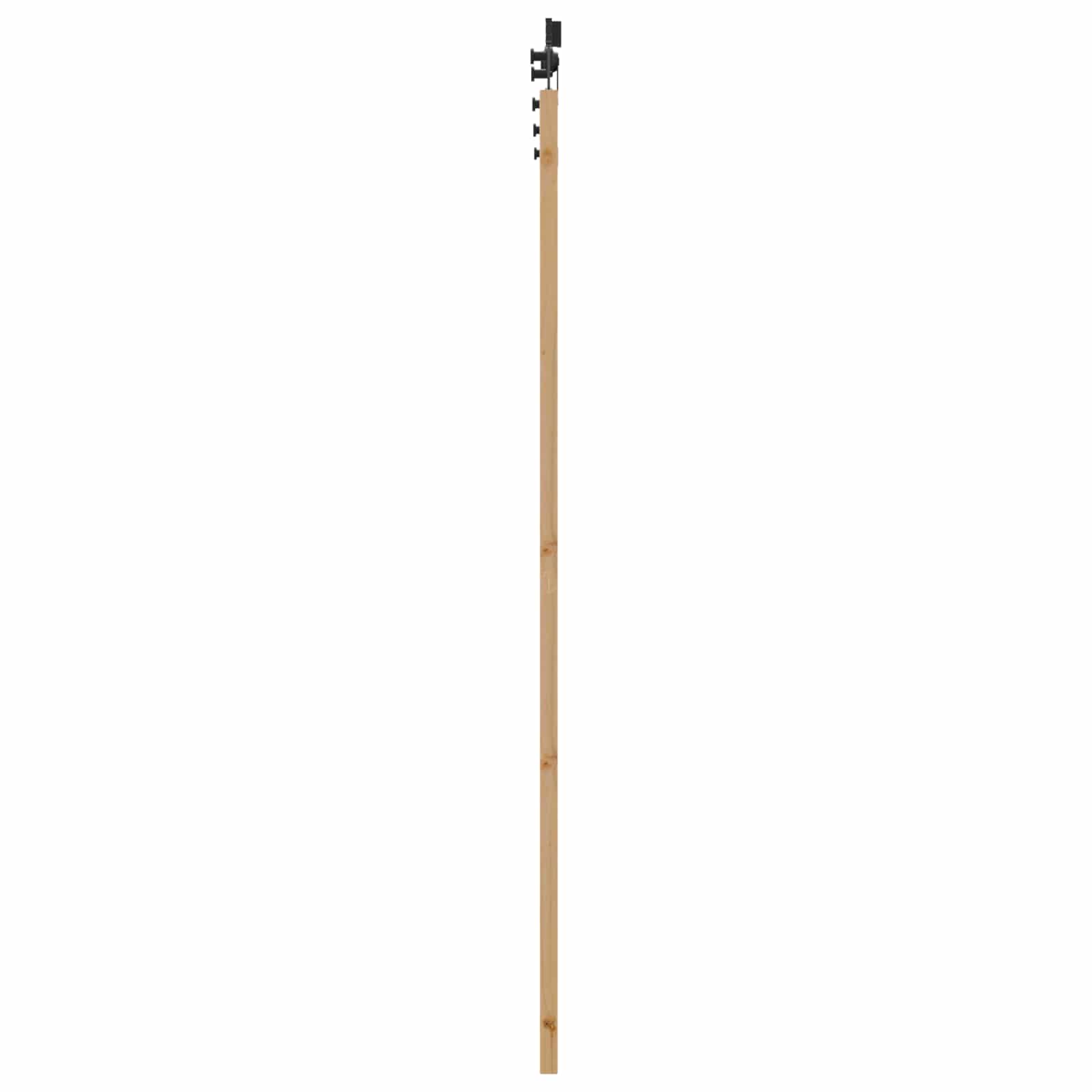 Slankios durys Natūrali ir juoda 86 x 211 cm