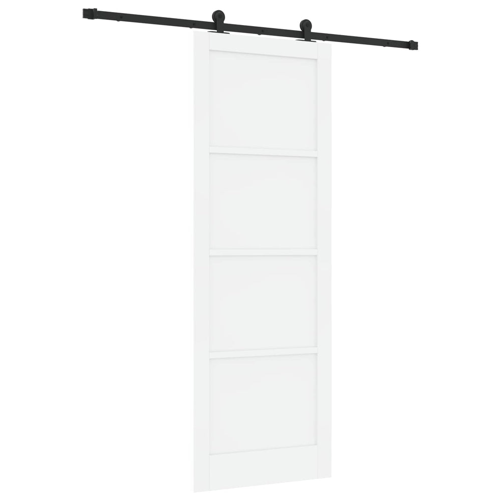 Slankios durys Balta ir juoda 83 x 232 cm