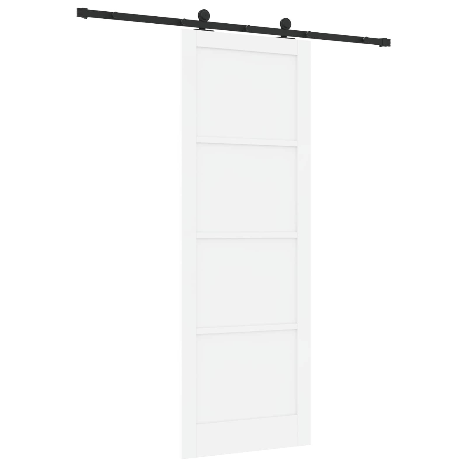 Bīdāmās durvis Baltas un melnas 83 x 232 cm