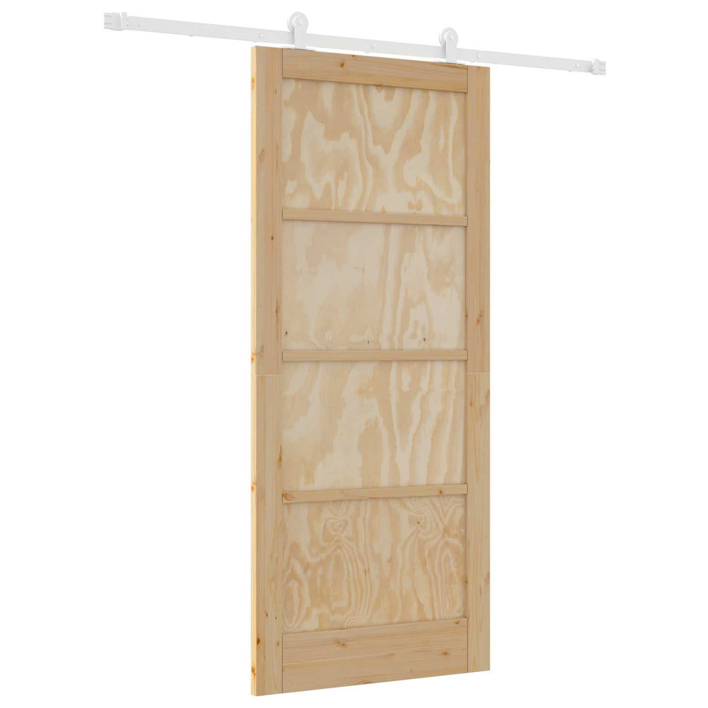 Slankios durys Natūrali ir Balta 86 x 198,5 cm