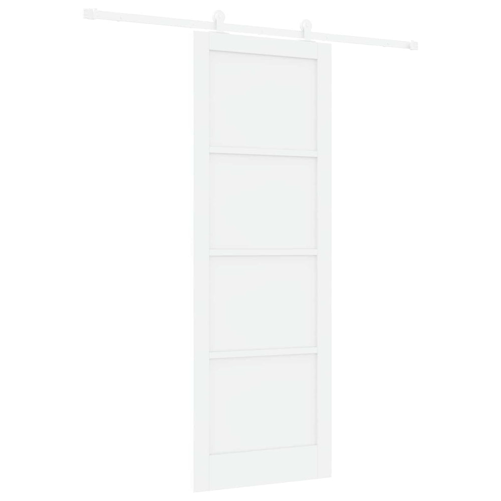 Slankios durys Balta 83 x 232 cm Pušies medienos masyvas