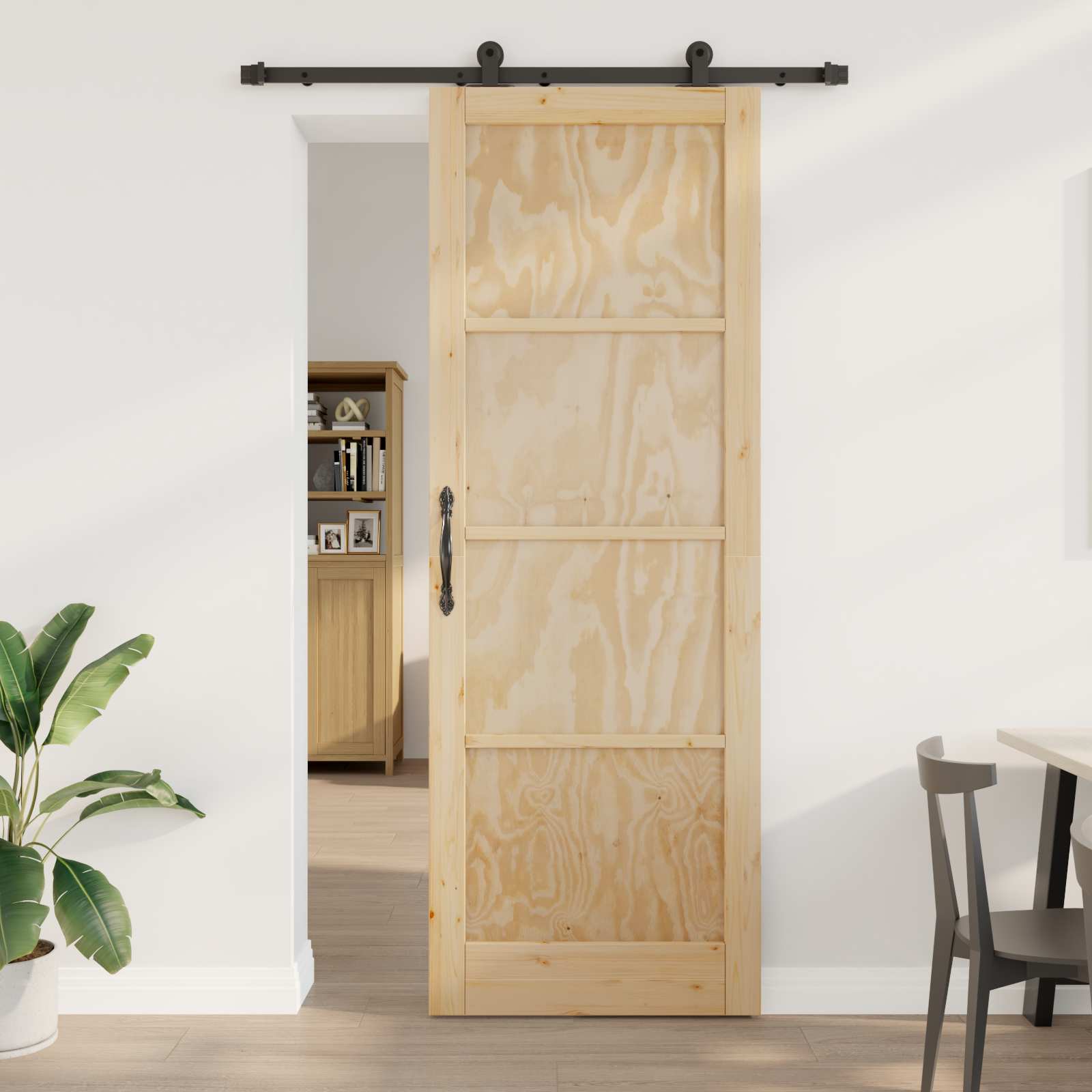 Slankios durys ORKDAL 83 x 232 cm Pušies medienos masyvas