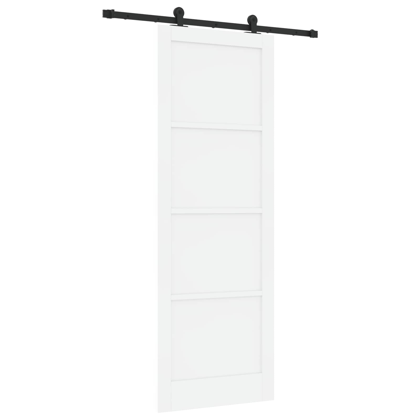 Bīdāmās durvis ORKDAL Balts 83 x 232 cm Priežu masīvkoks