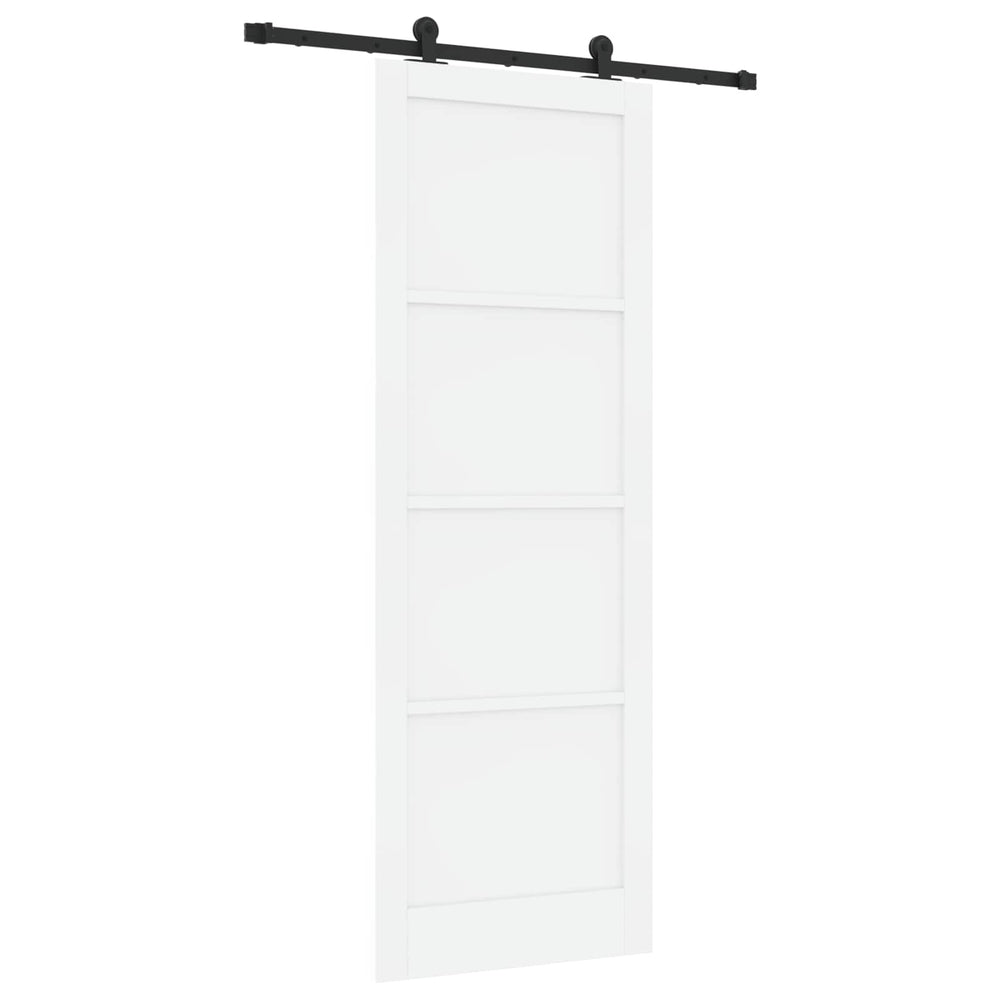 Bīdāmās durvis ORKDAL Balts 83 x 232 cm Priežu masīvkoks