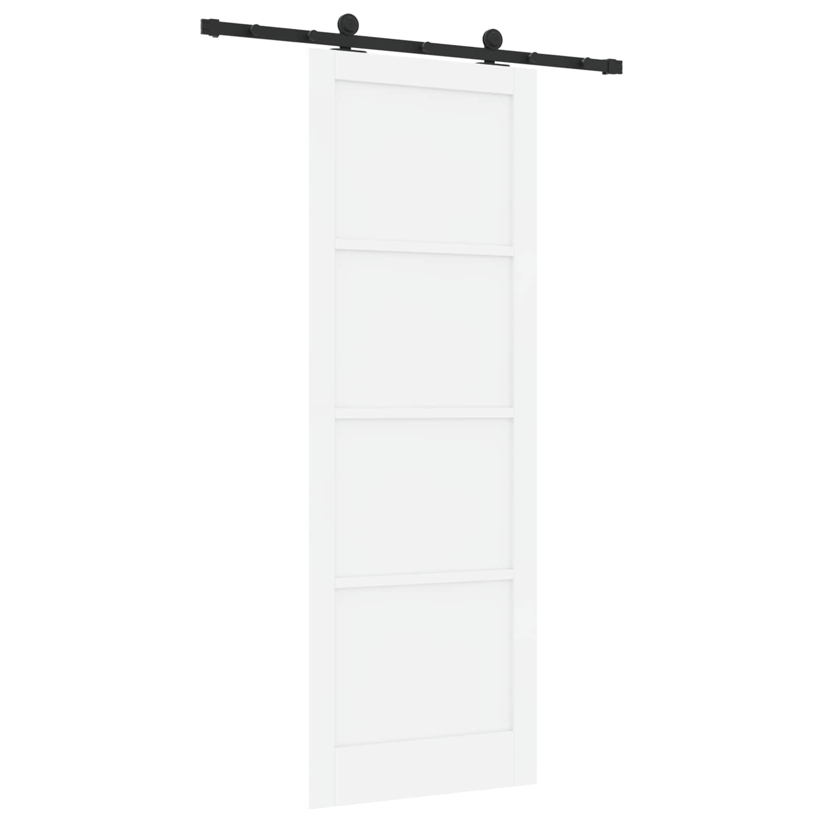 Bīdāmās durvis ORKDAL Balts 83 x 232 cm Priežu masīvkoks