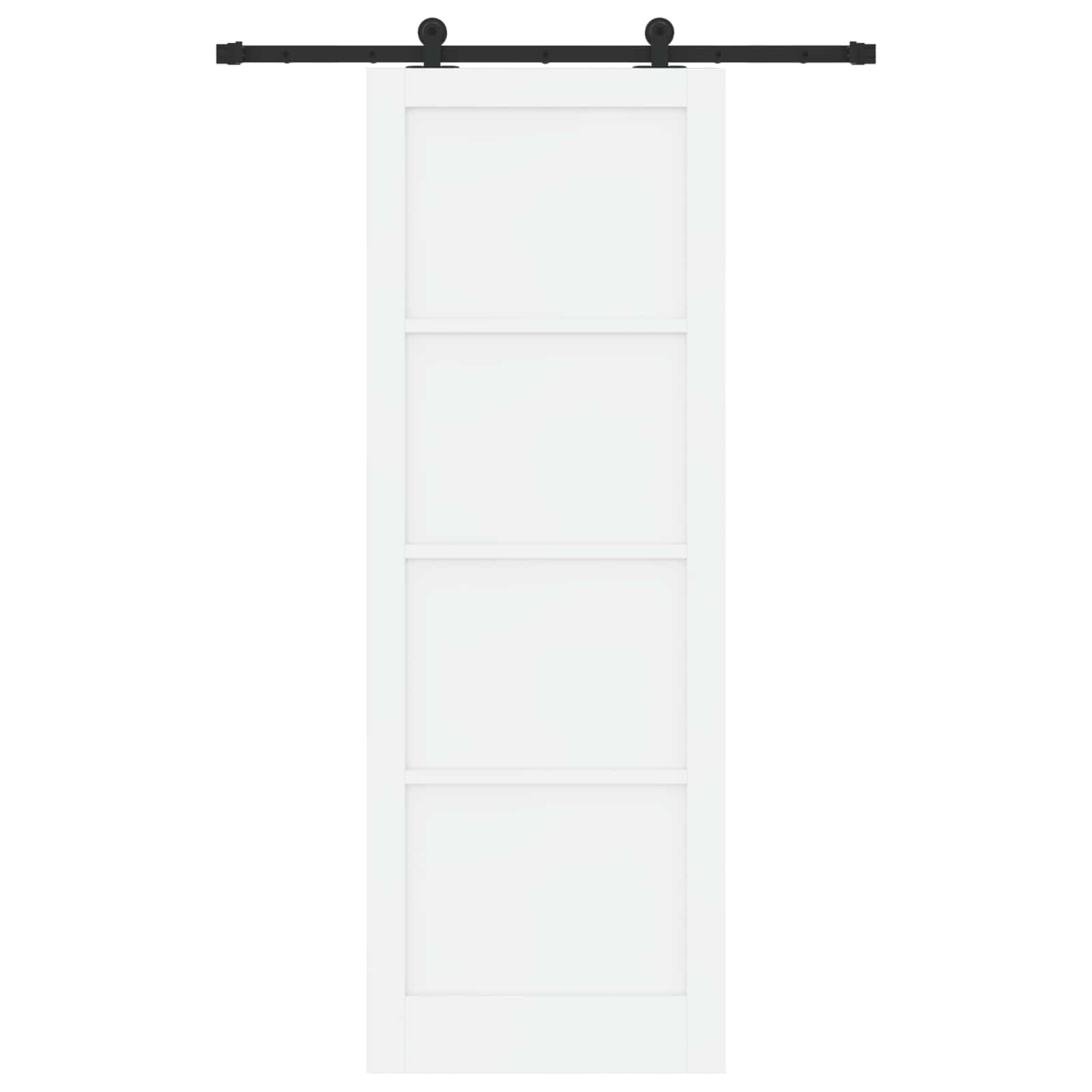 Bīdāmās durvis ORKDAL Balts 83 x 232 cm Priežu masīvkoks