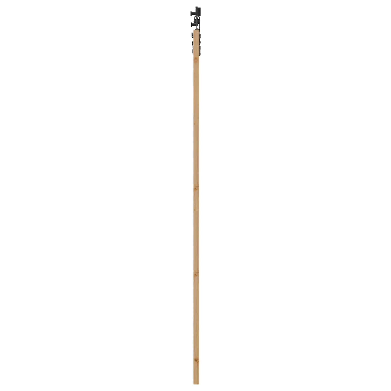 Slankios durys Natūrali ir juoda 83 x 232 cm