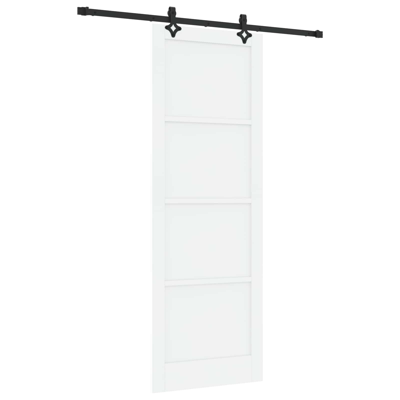 Slankios durys Balta ir juoda 83 x 232 cm