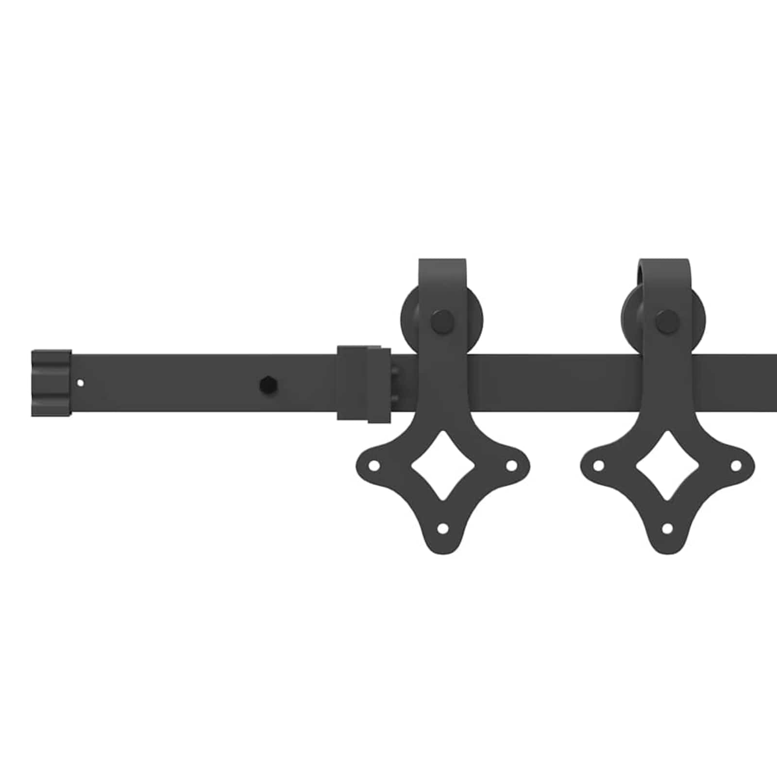 Slankios durys Natūrali ir juoda 83 x 232 cm