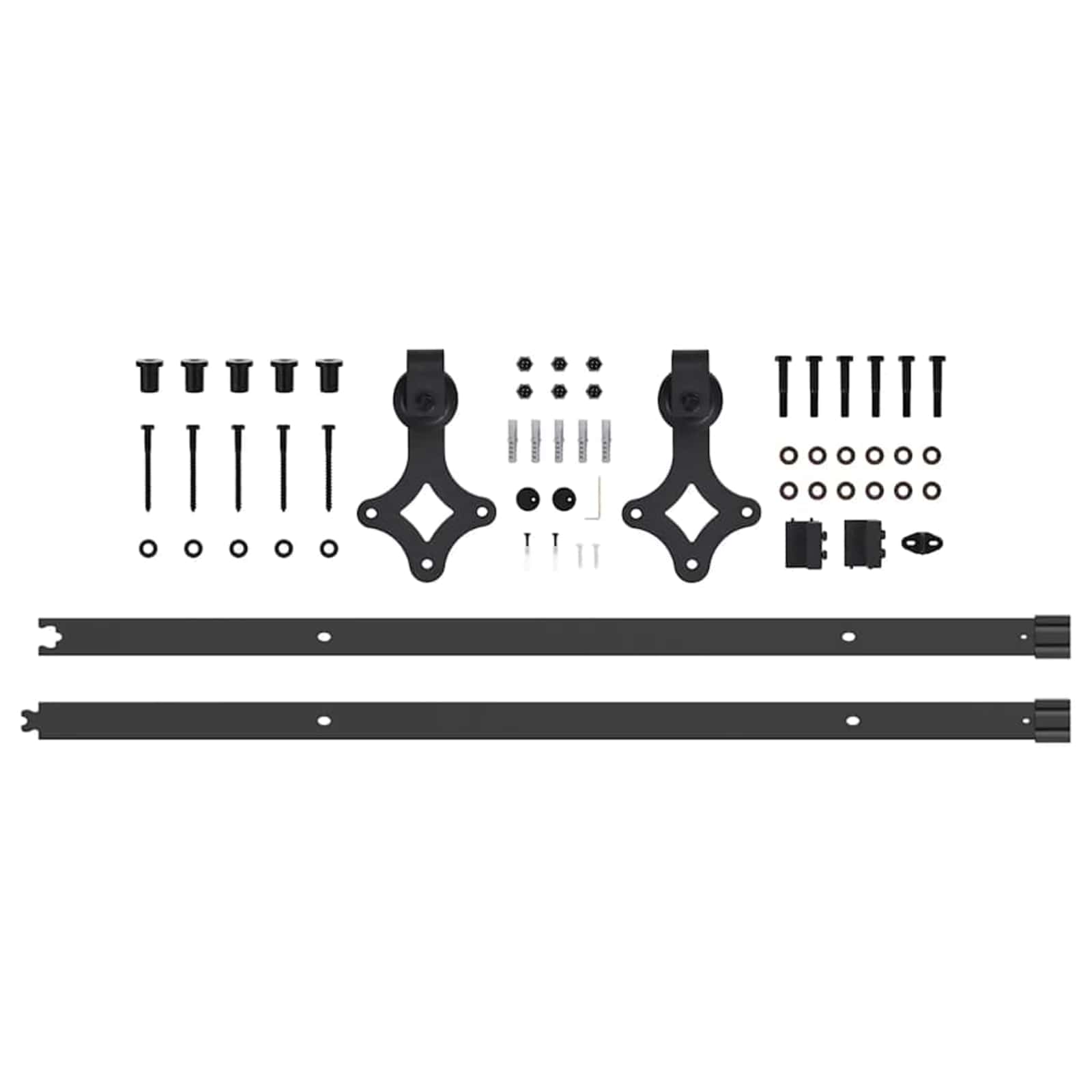Slankios durys Natūrali ir juoda 83 x 232 cm