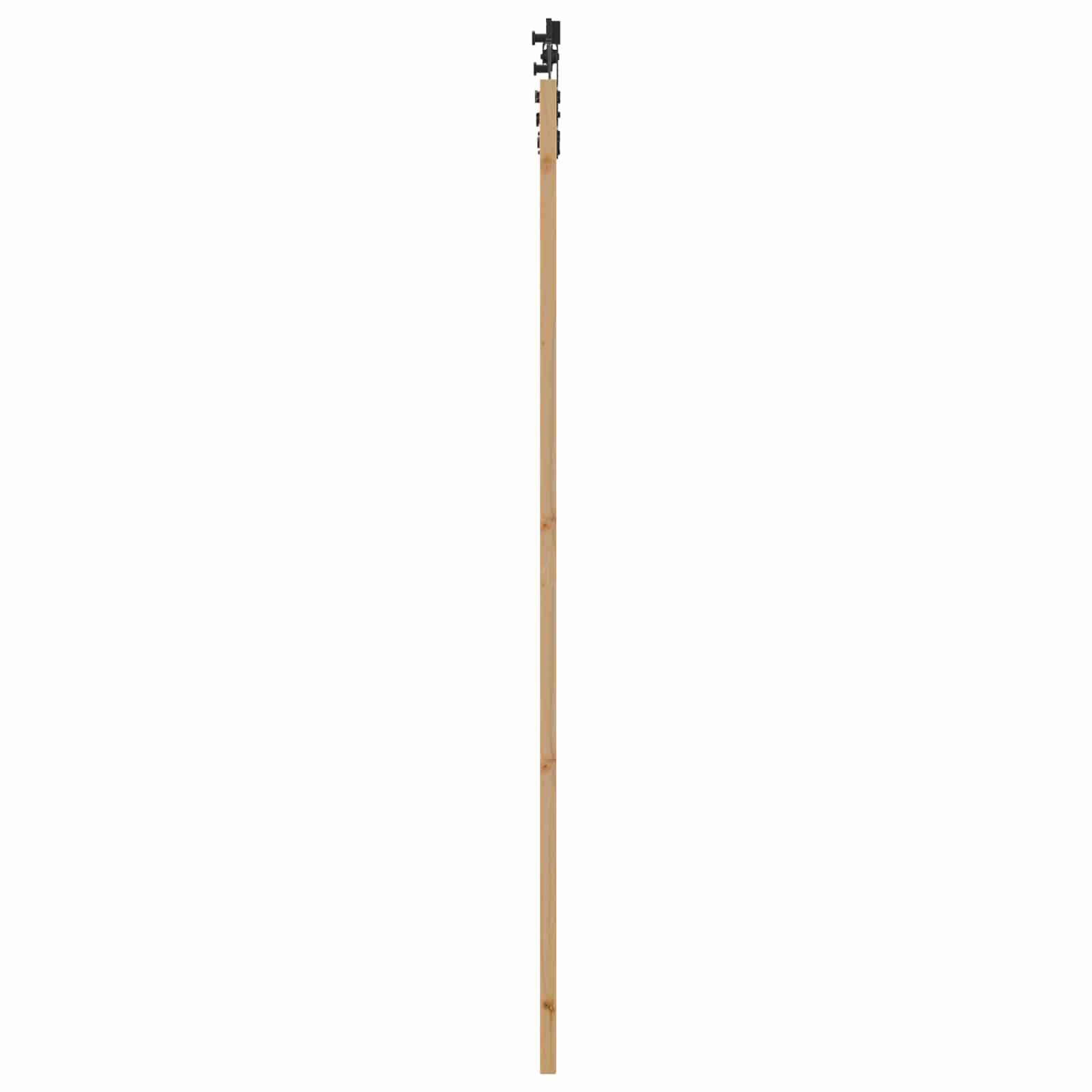Slankios durys Natūrali ir juoda 83 x 232 cm