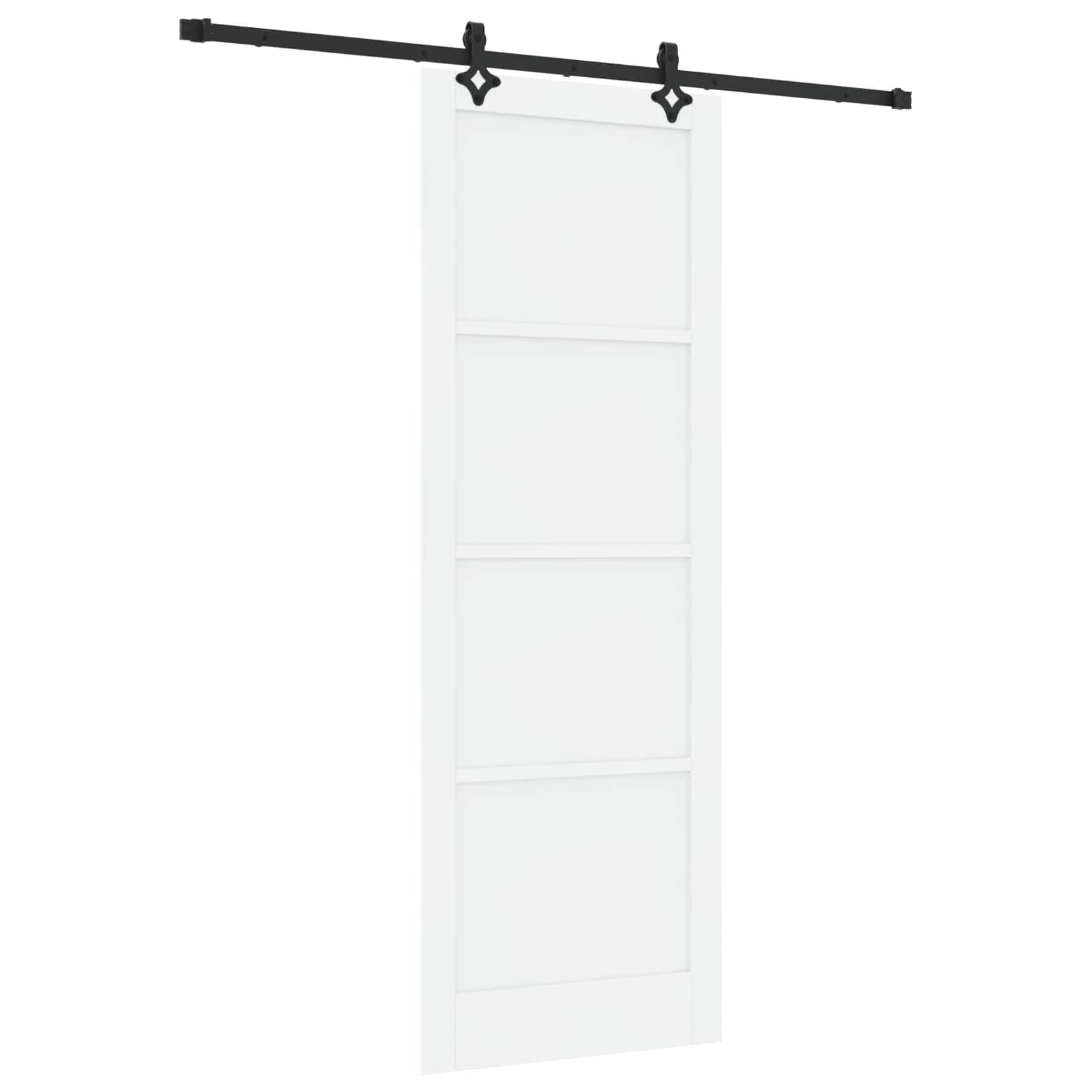 Slankios durys Balta ir juoda 83 x 232 cm