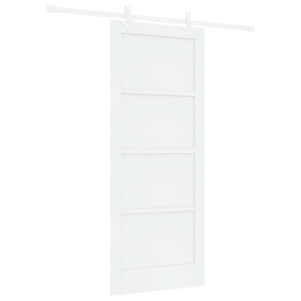 Slankios durys Balta 83 x 202 cm Pušies medienos masyvas