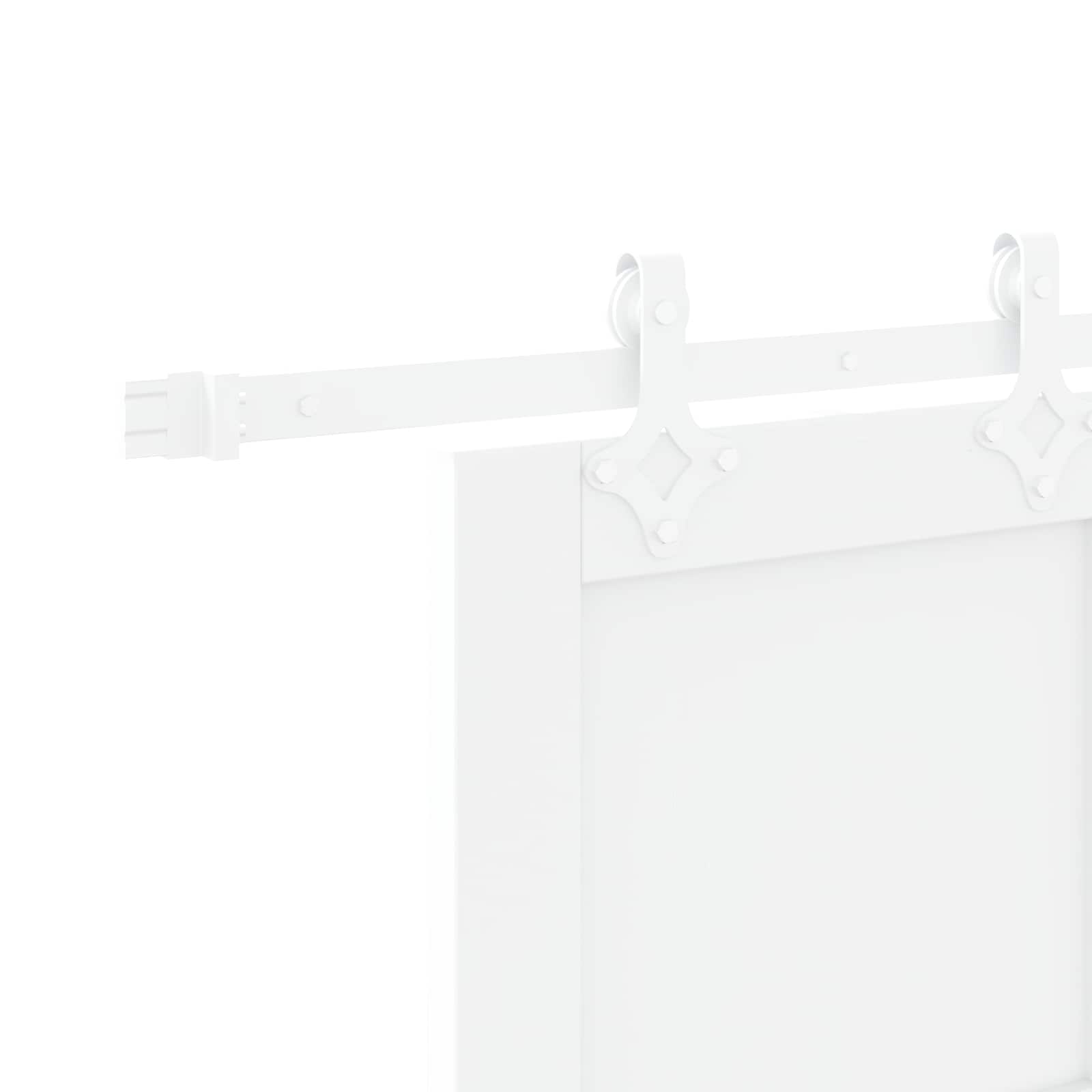 Slankios durys Balta 83 x 232 cm Pušies medienos masyvas
