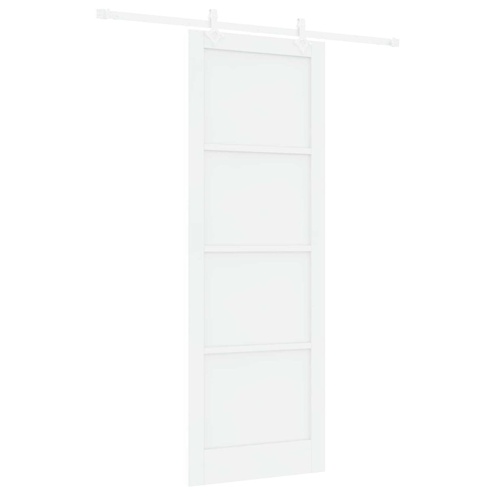 Slankios durys Balta 83 x 232 cm Pušies medienos masyvas