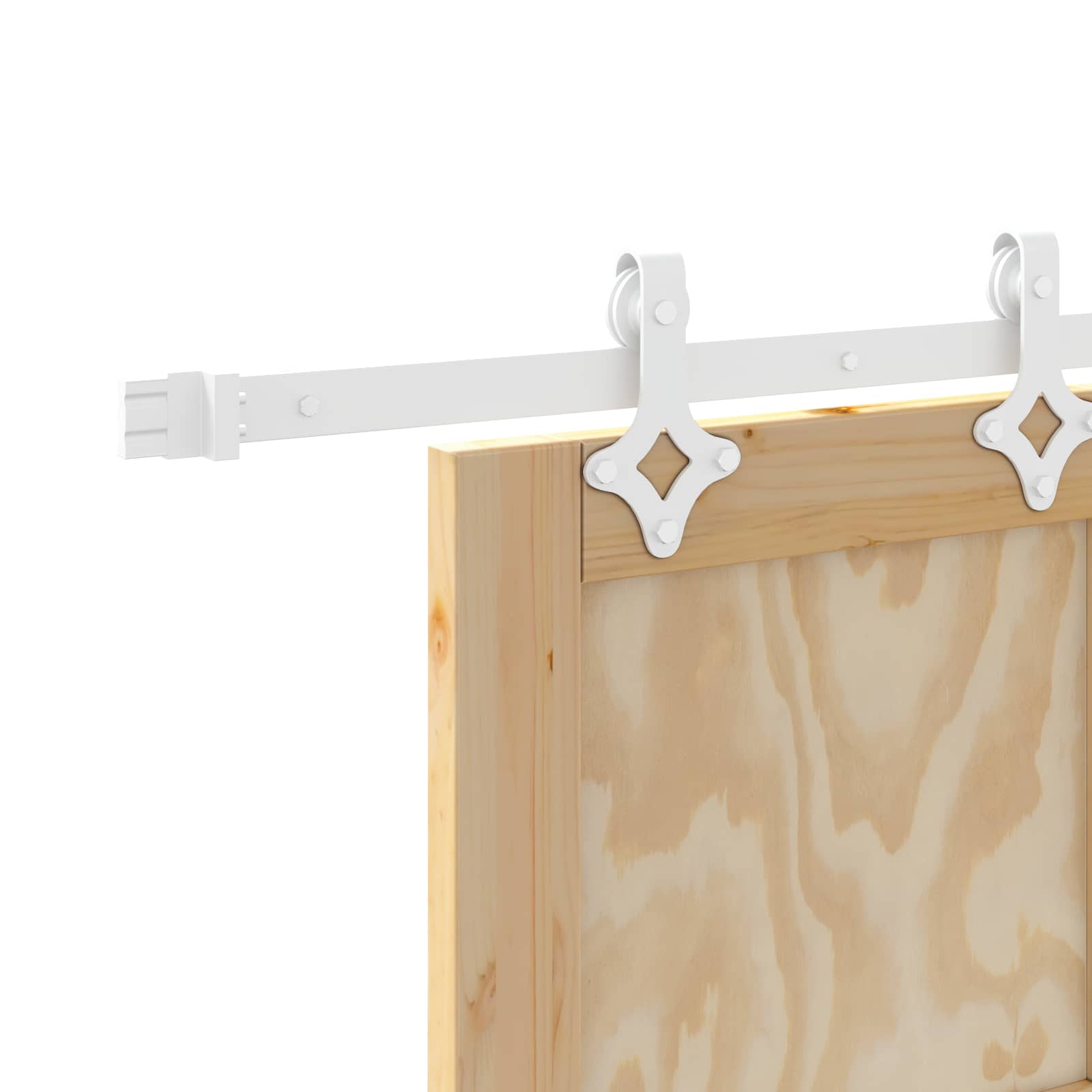 Slankios durys Natūrali ir Balta 83 x 232 cm