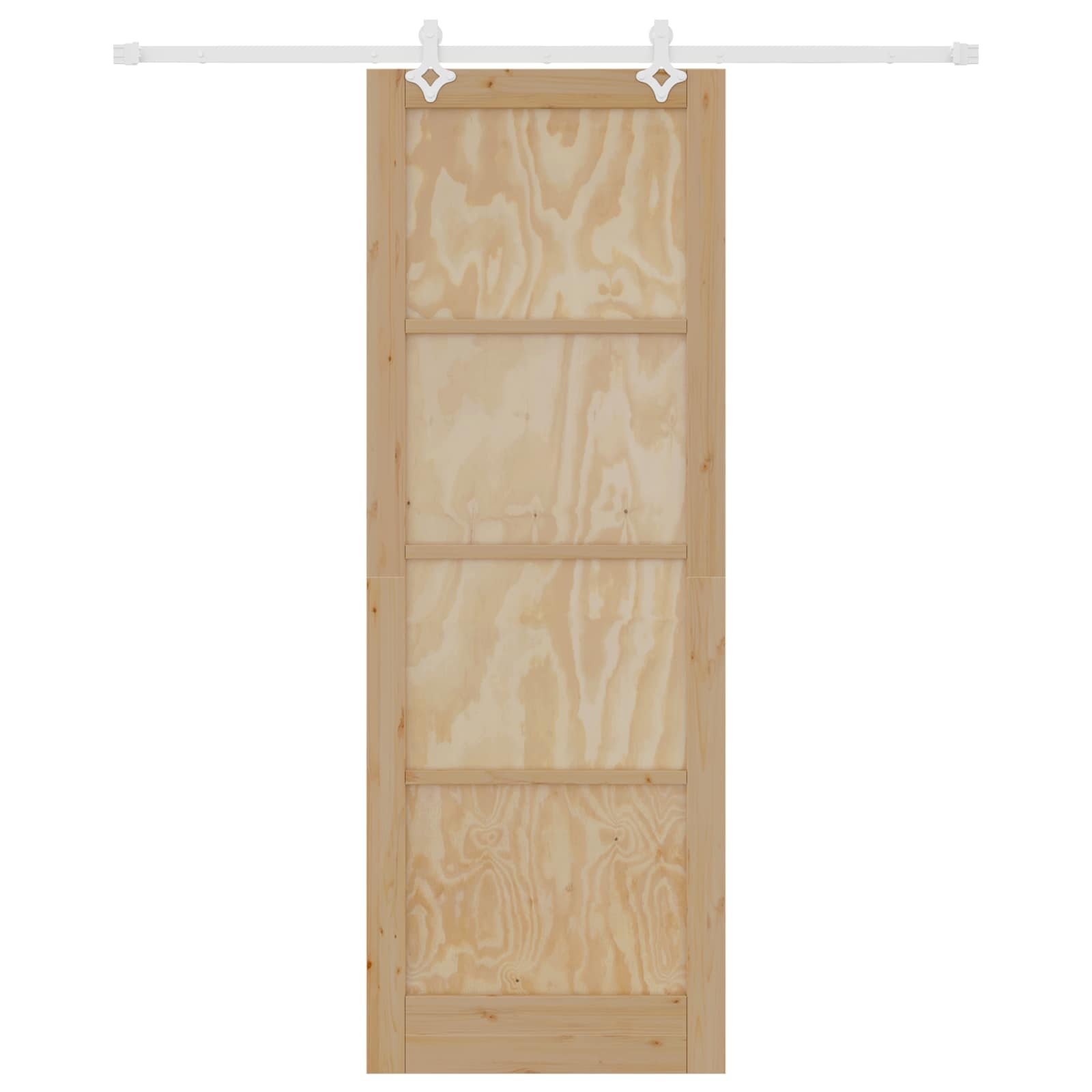 Slankios durys Natūrali ir Balta 83 x 232 cm
