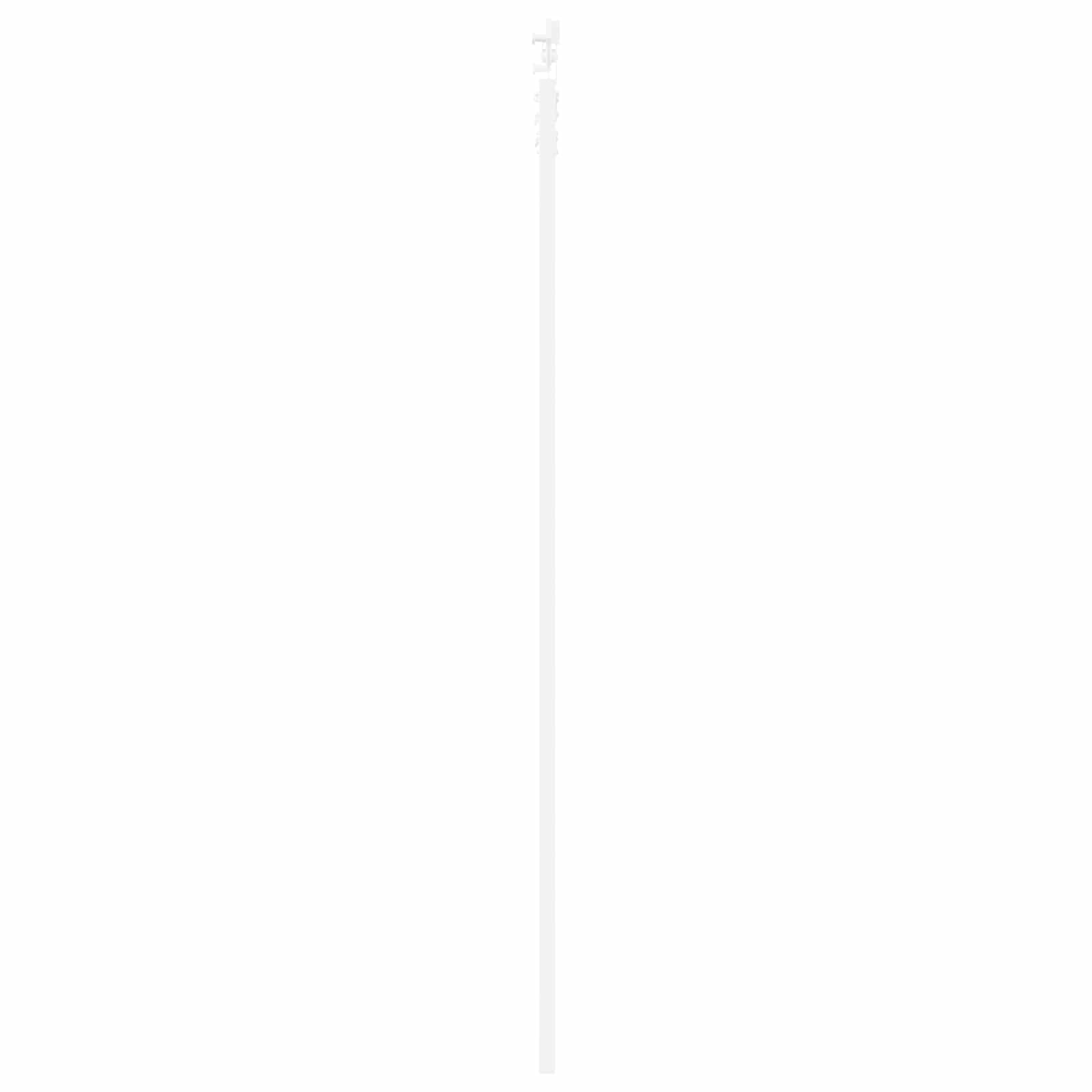 Bīdāmās durvis Baltas 83 x 232 cm Priežu masīvkoks
