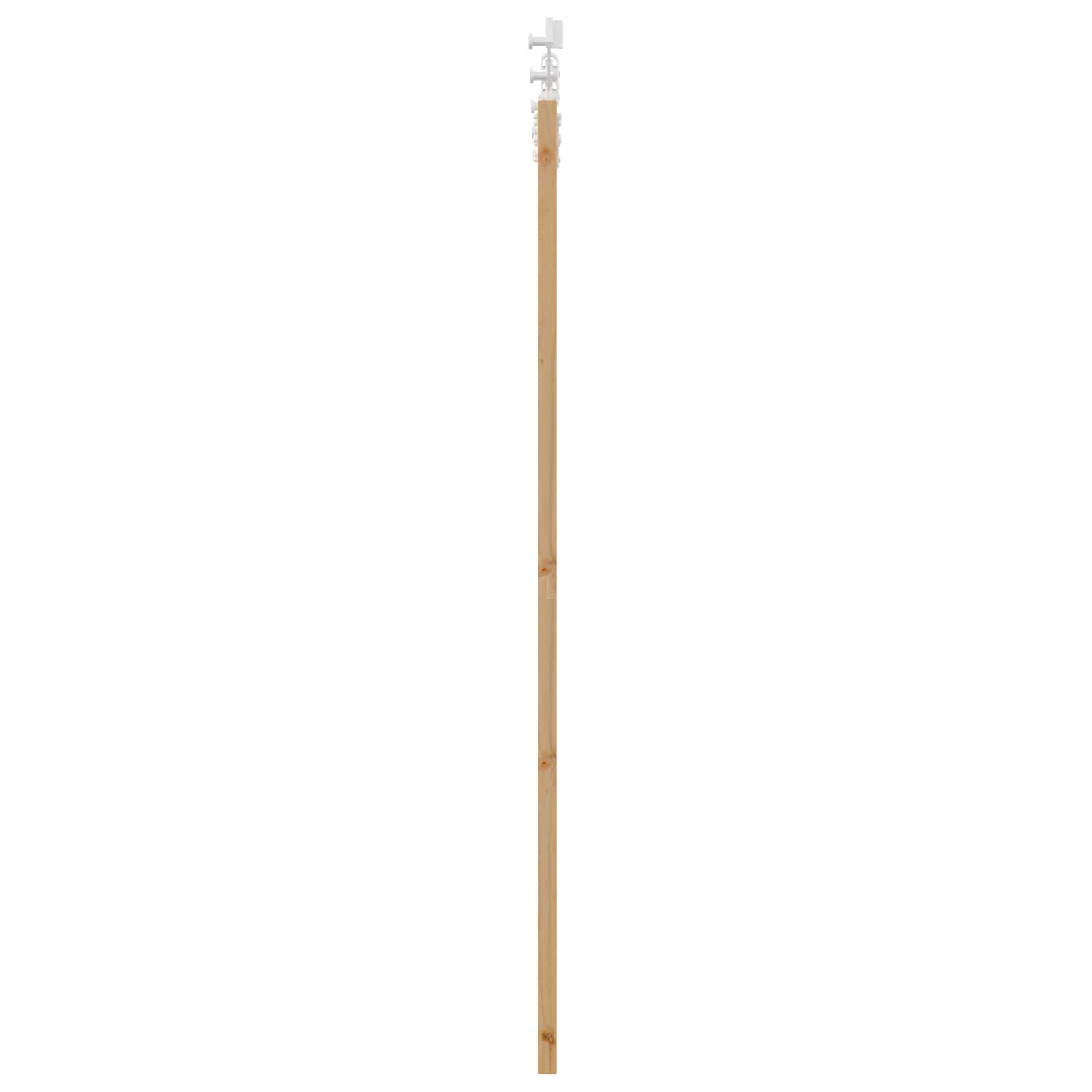 Bīdāmās durvis Naturālas un Baltas 86 x 198,5 cm