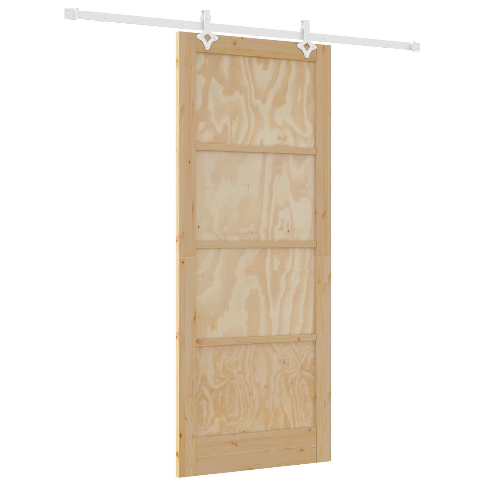 Slankios durys Natūrali ir Balta 86 x 211 cm