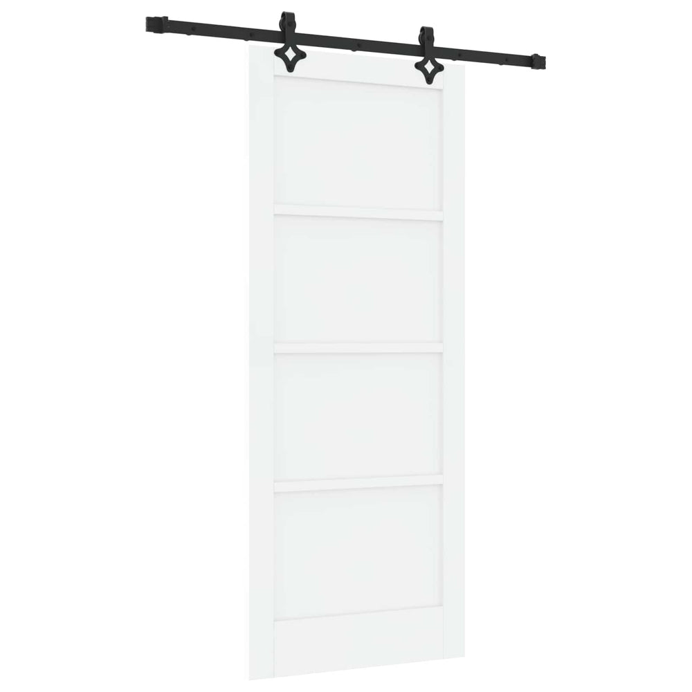Slankios durys ORKDAL Balta 83 x 202 cm Pušies medienos masyvas