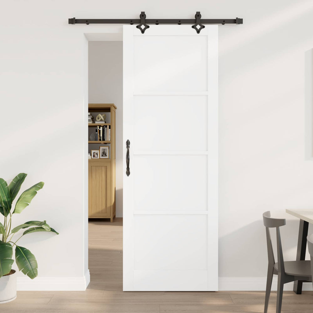 Slankios durys ORKDAL Balta 83 x 232 cm Pušies medienos masyvas