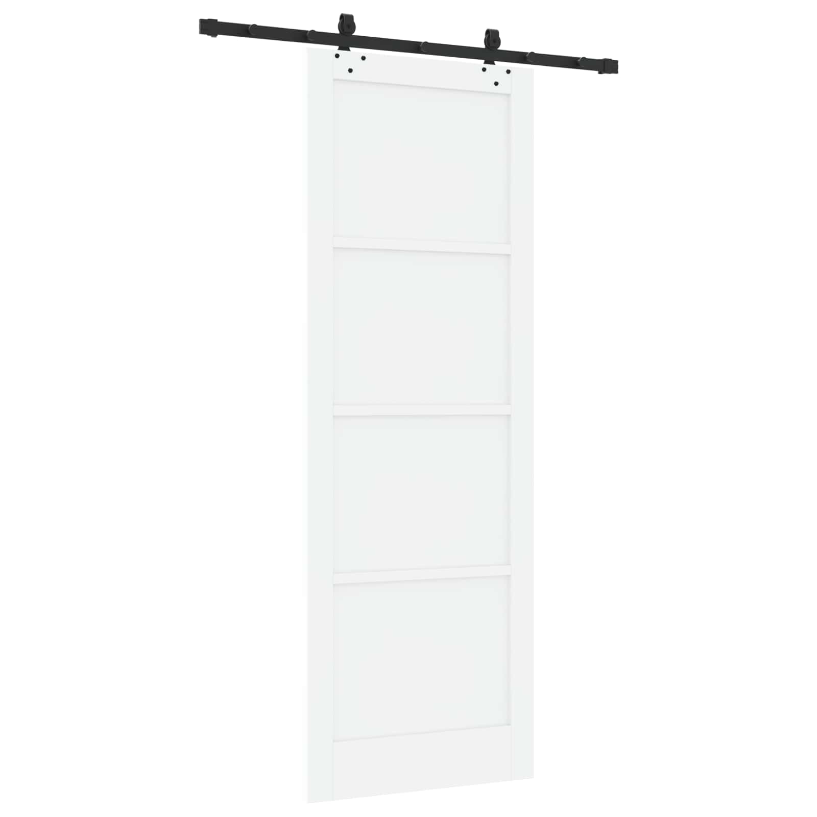Bīdāmās durvis ORKDAL Balts 83 x 232 cm Priežu masīvkoks