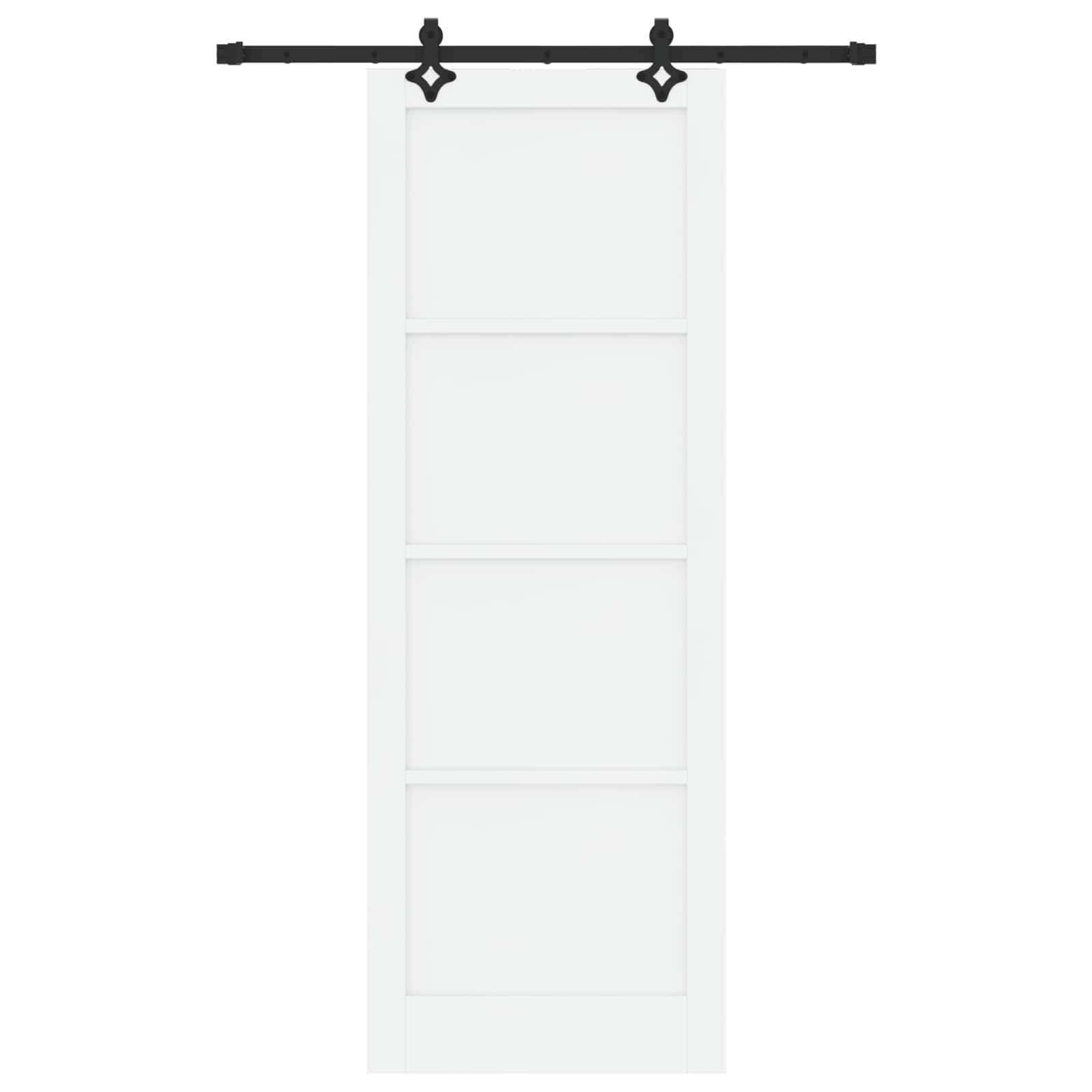 Bīdāmās durvis ORKDAL Balts 83 x 232 cm Priežu masīvkoks