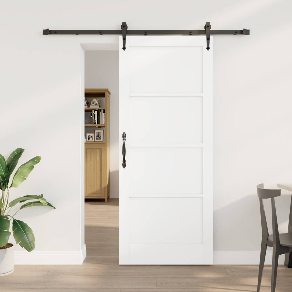 Slankios durys ORKDAL Balta ir juoda 83 x 202 cm