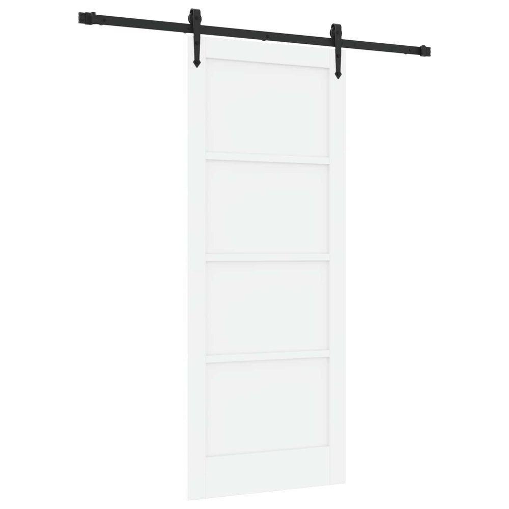 Slankios durys ORKDAL Balta ir juoda 83 x 202 cm
