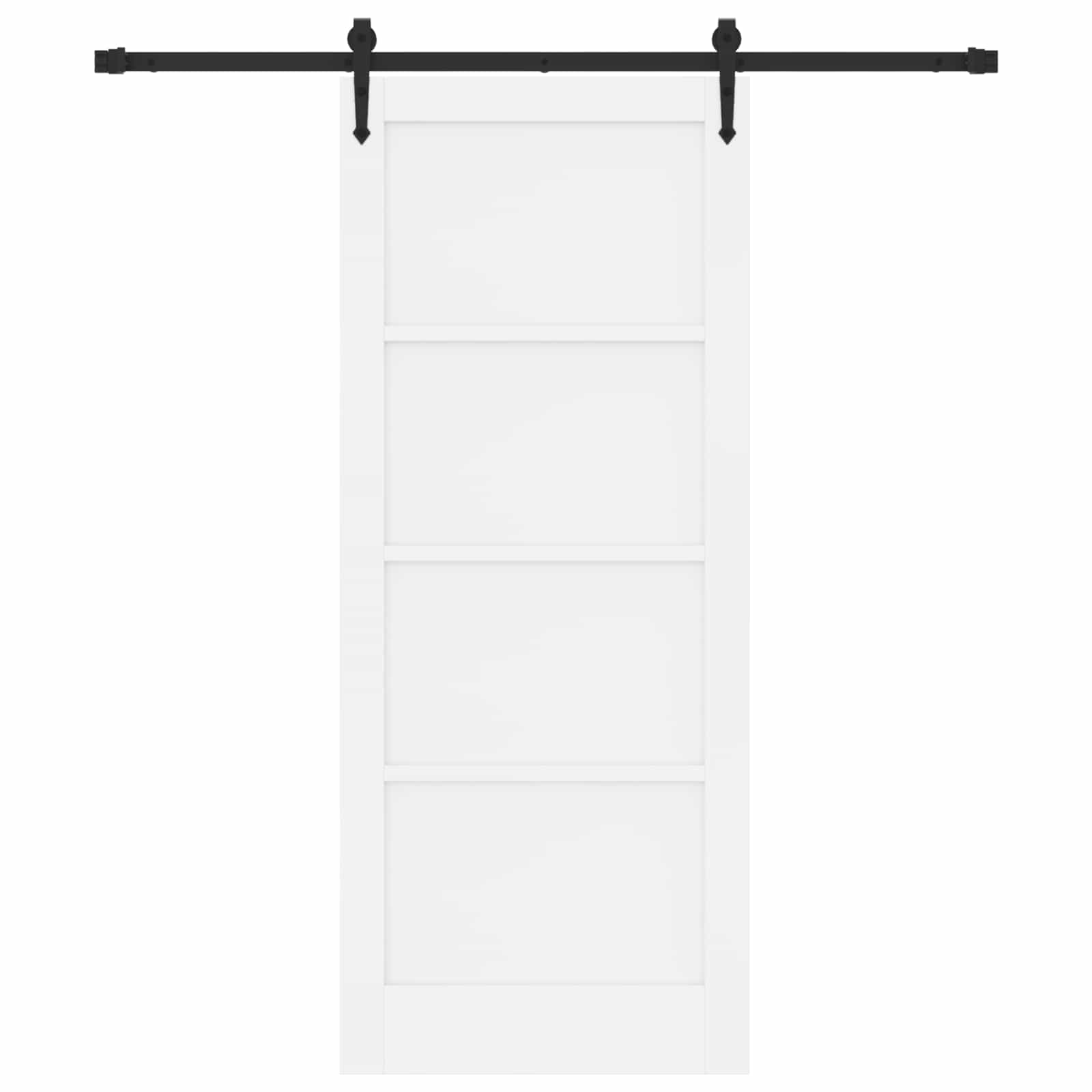 Slankios durys ORKDAL Balta ir juoda 83 x 202 cm