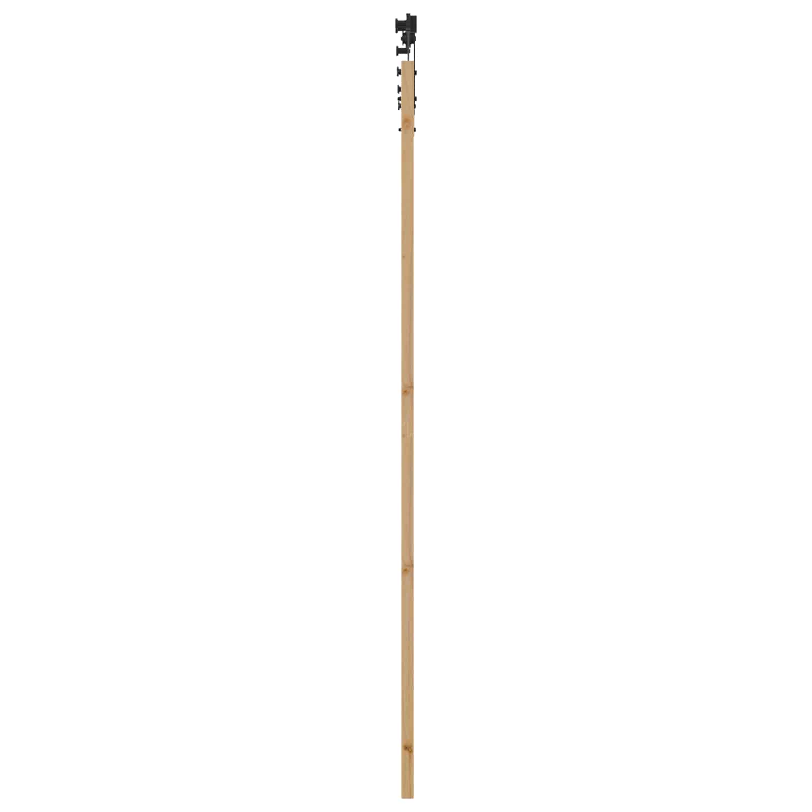 Slankios durys ORKDAL Natūrali ir juoda 83 x 232 cm