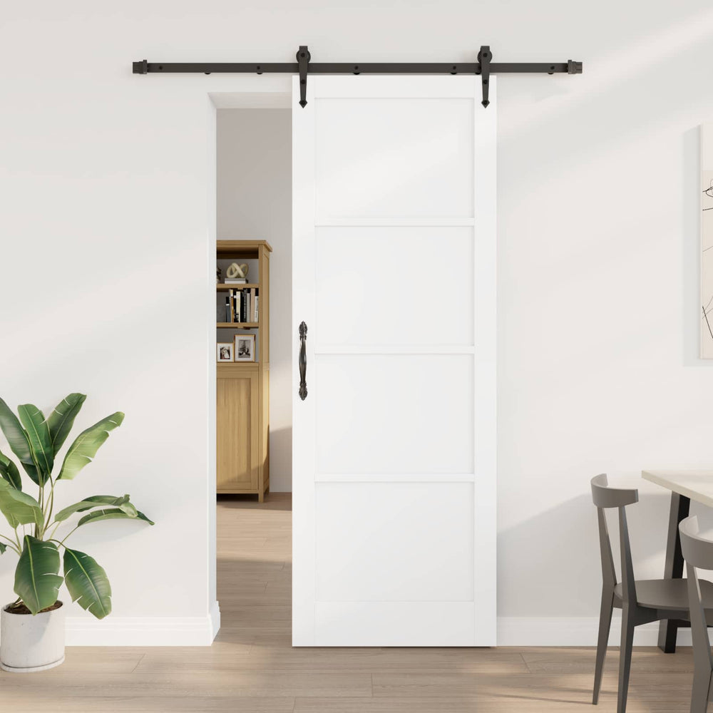 Slankios durys ORKDAL Balta ir juoda 83 x 232 cm