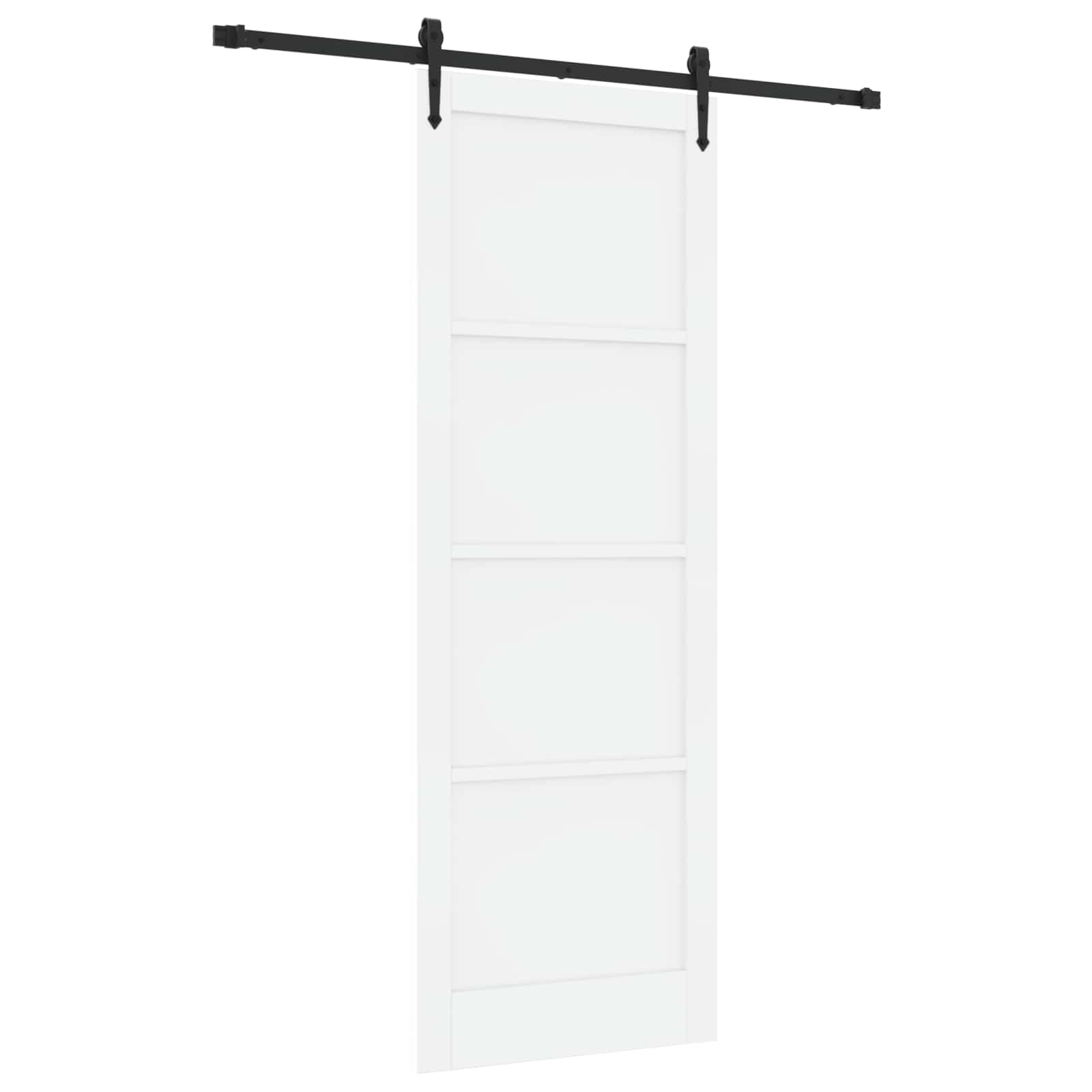 Slankios durys ORKDAL Balta ir juoda 83 x 232 cm